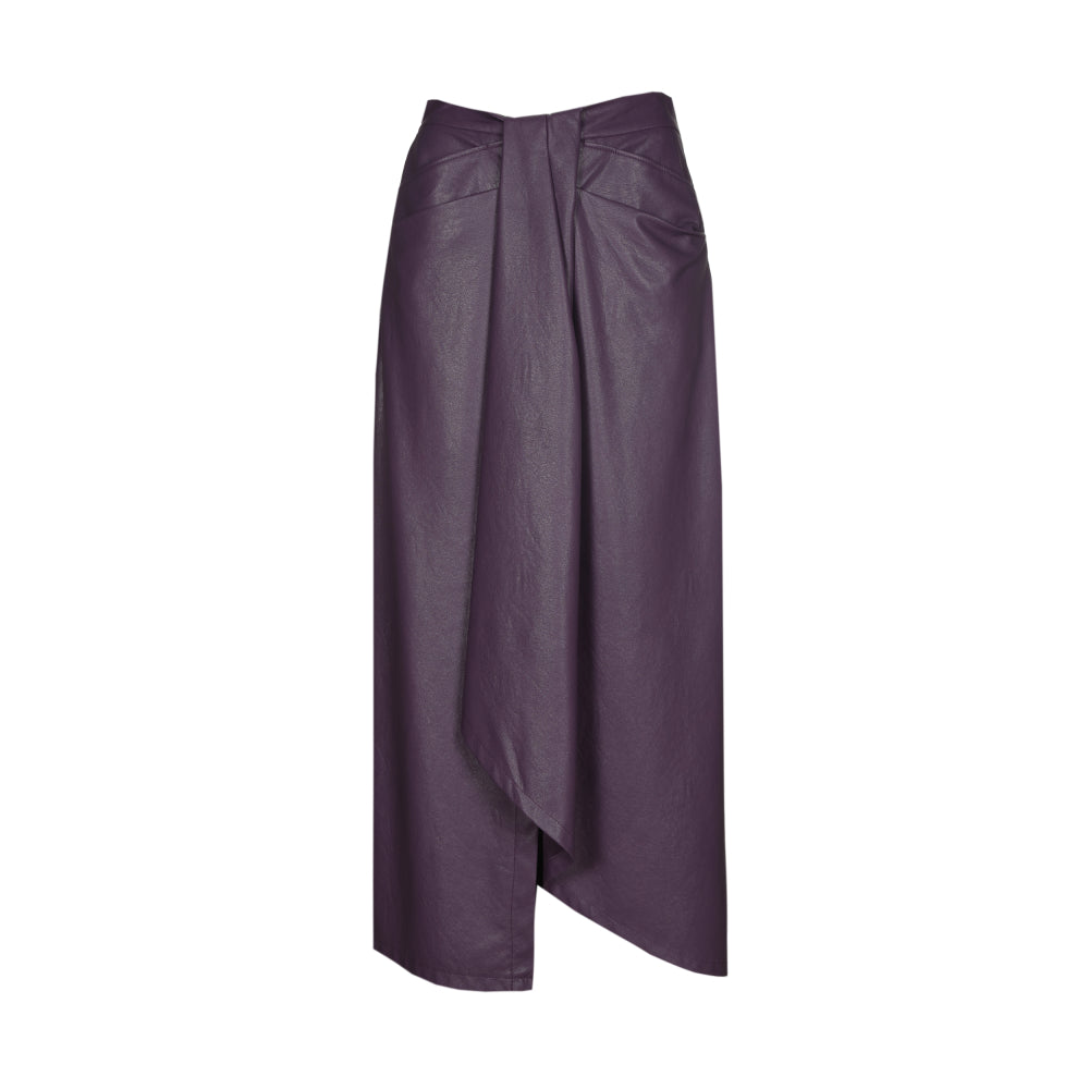 CAROLINE BISS PLUM SKIRT 4704 45 226