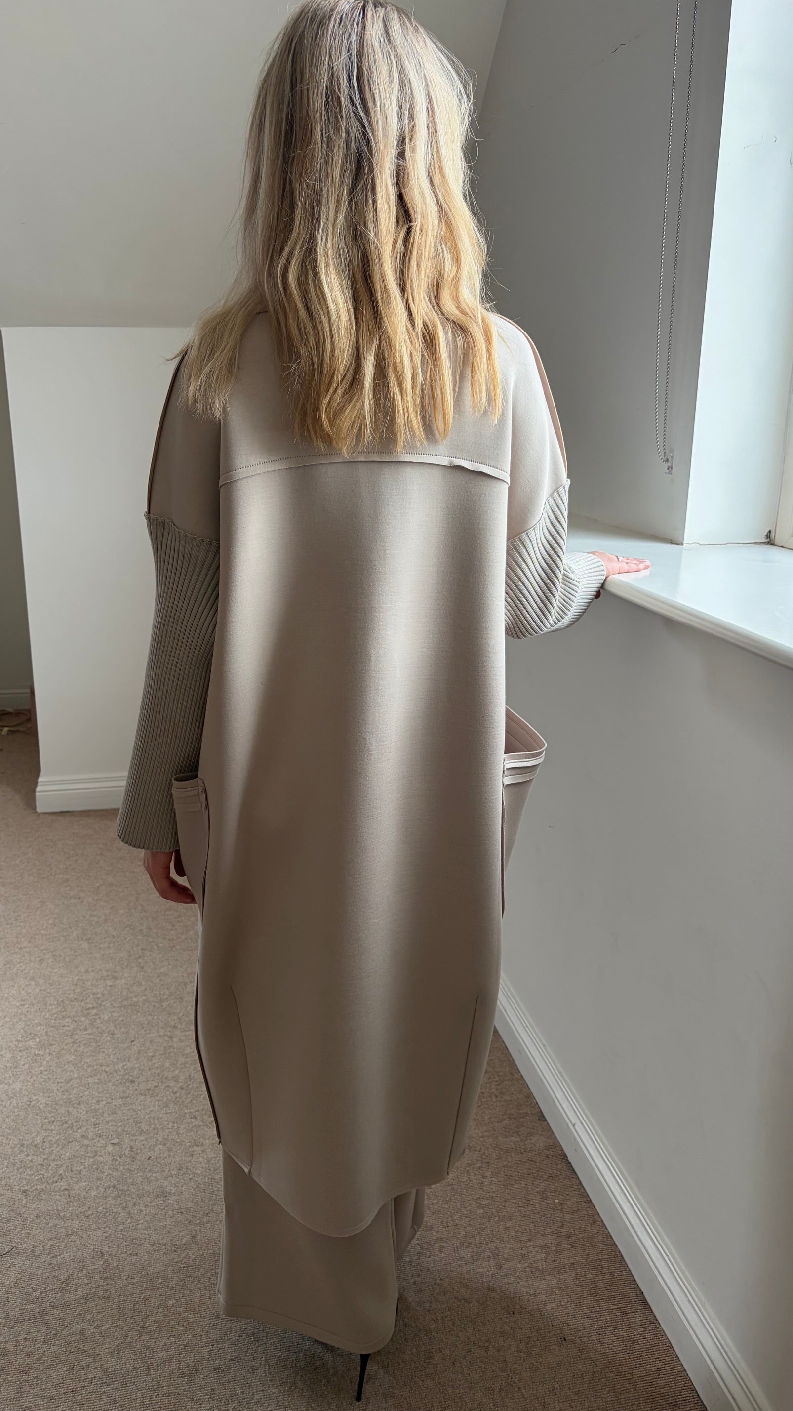 BIZE BEIGE LONG COAT BZ1142 226