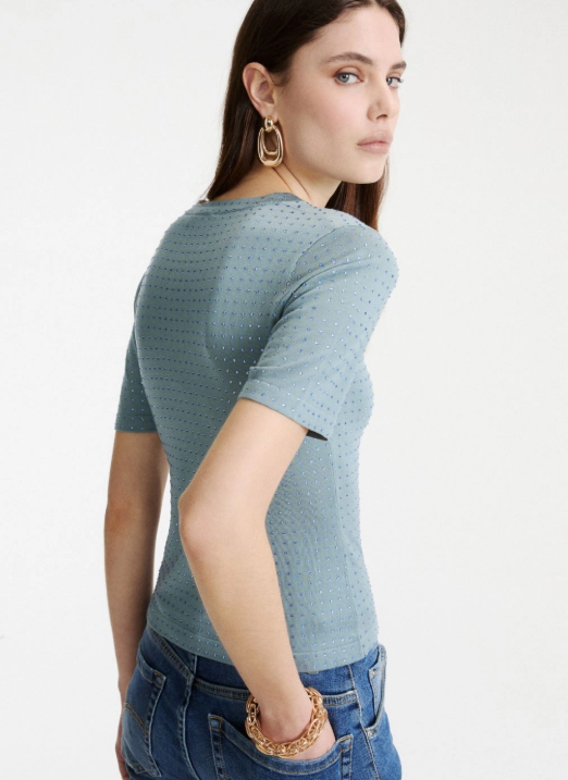 MARELLA LIGHT BLUE TOP MLLPACCHE 226
