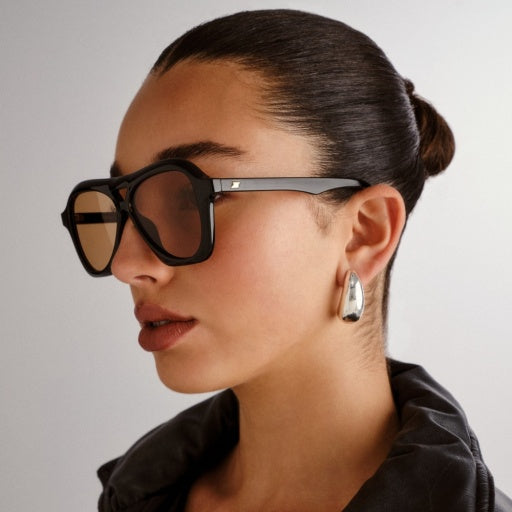 LE SPECS BLACK DRIZZLE SUNGLASSES LSP2552211 226