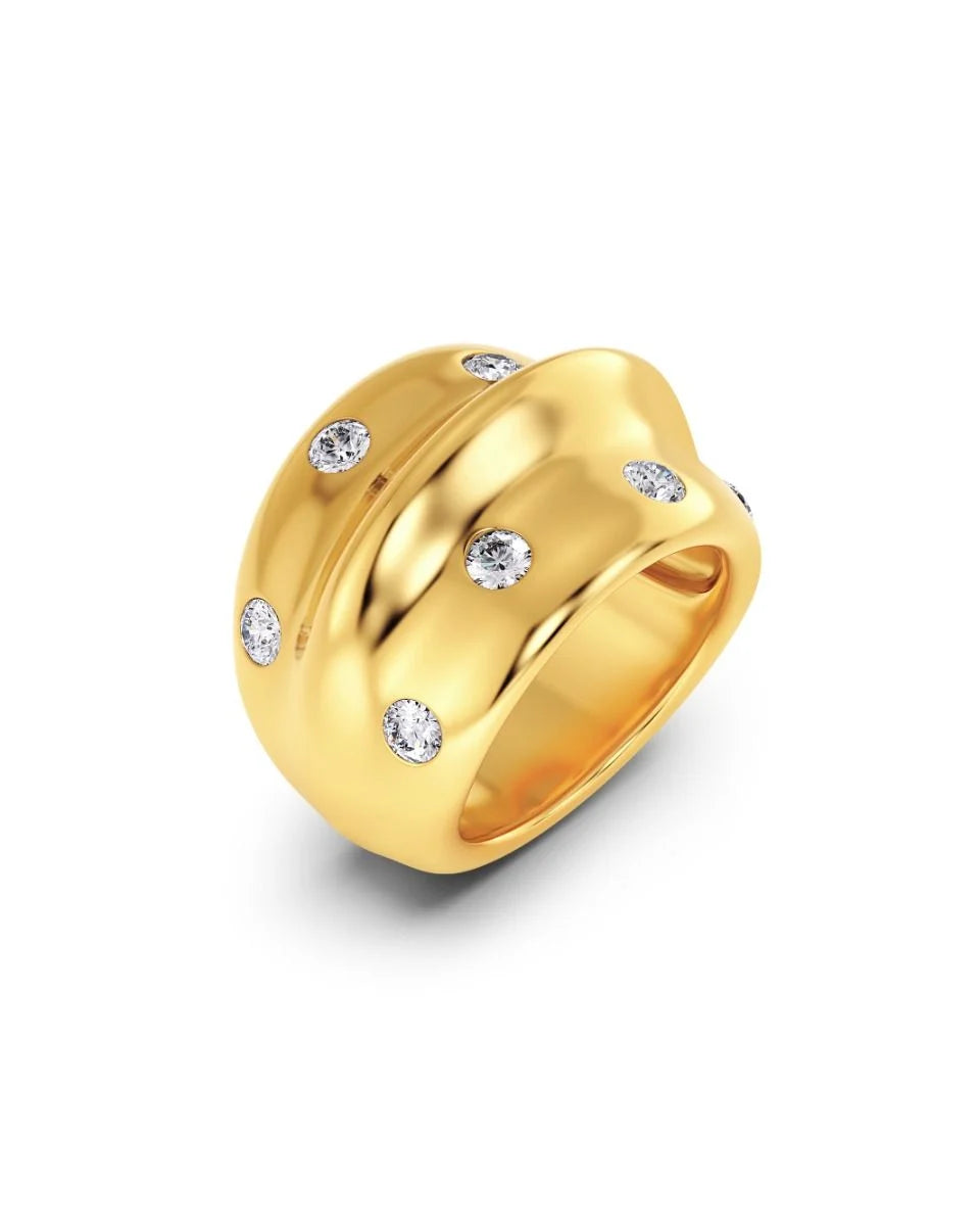 EDBLAD BARRE RING MAXI GOLD 129658 225