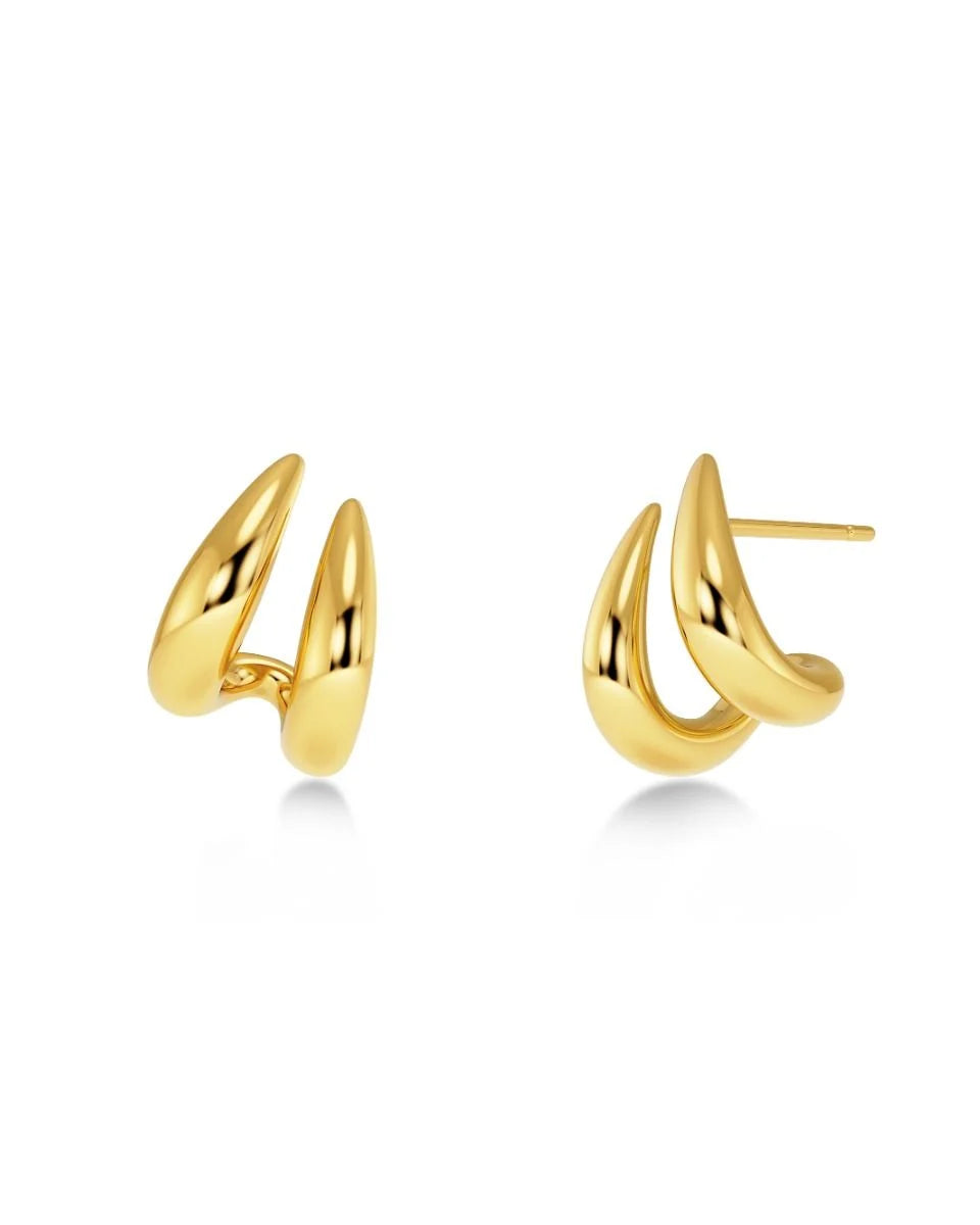 EDBLAD SPIRE HOOPS S GOLD 129728 225