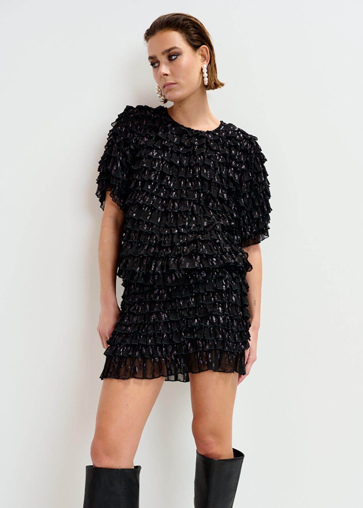 essentiel antwerp black incarvillea top stocked at macbees ireland
