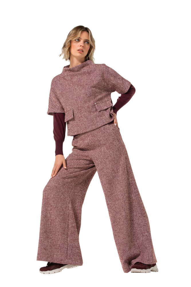 CAROLINE BISS WIDE LEG TROUSERS 4568 79 226