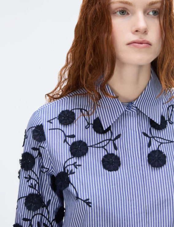 IBLUES BLUE STRIPE BLOUSE IBLGHIGLIA 226