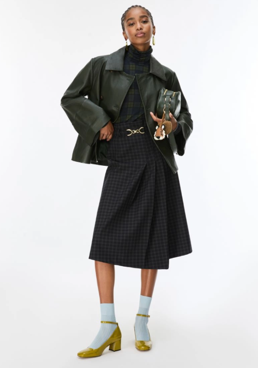 IBLUES LEATHER CROPPED JACKET IBLGIORNATA 226