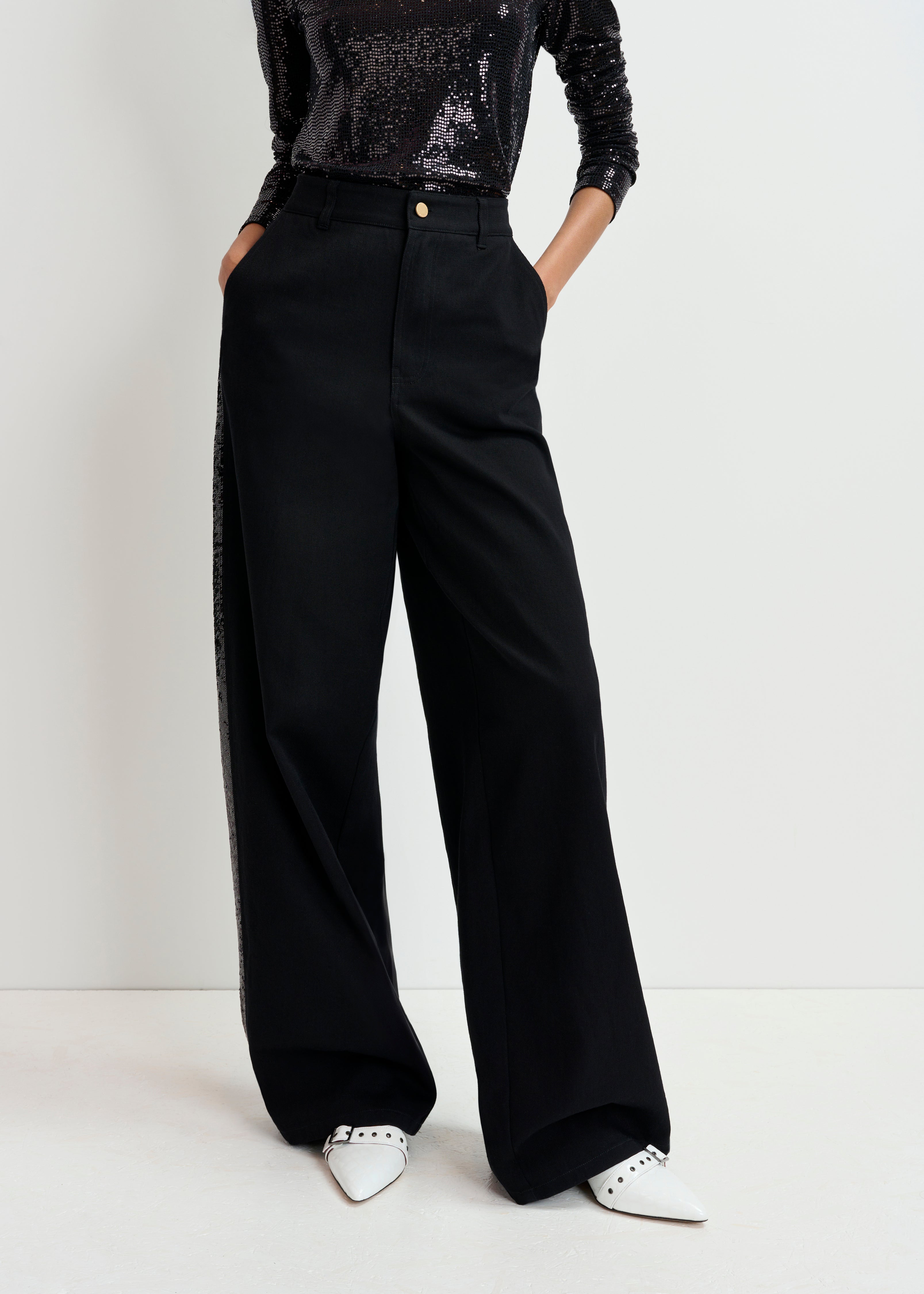 ESSENTIEL ANTWERP GORROR EMBELLISHED PANTS 224