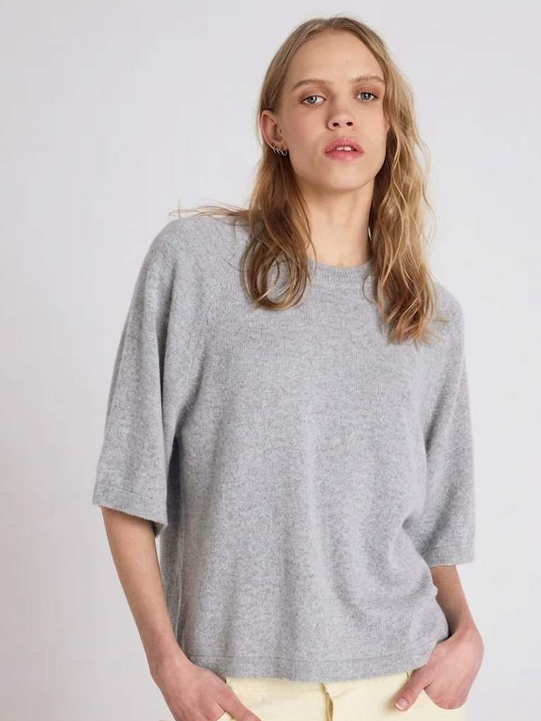 ABSOLUTE GREY OVERSIZED KNIT LEANA 126