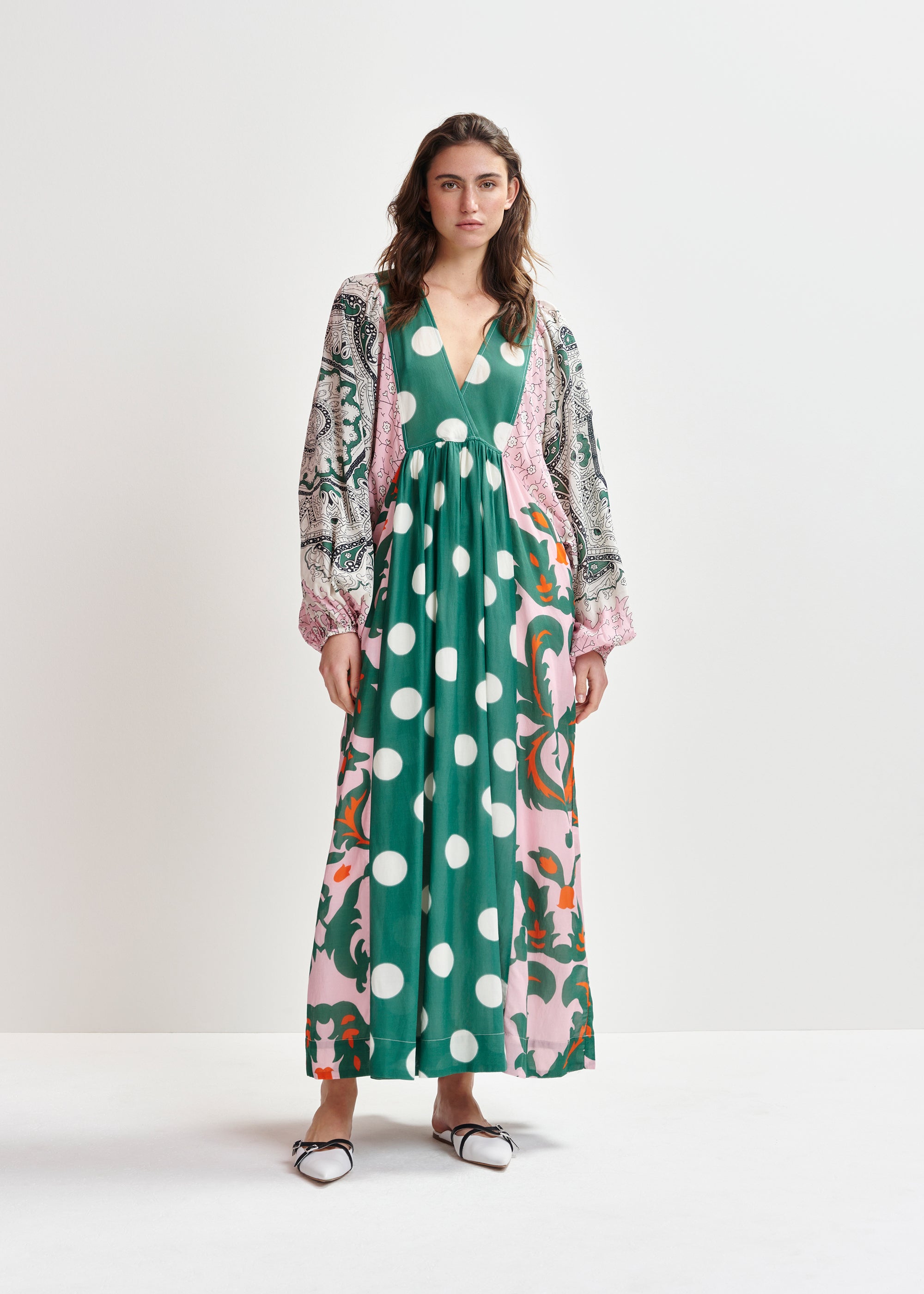 ESSENTIEL ANTWERP HARYLAND MULTI PRINT DRESS 125