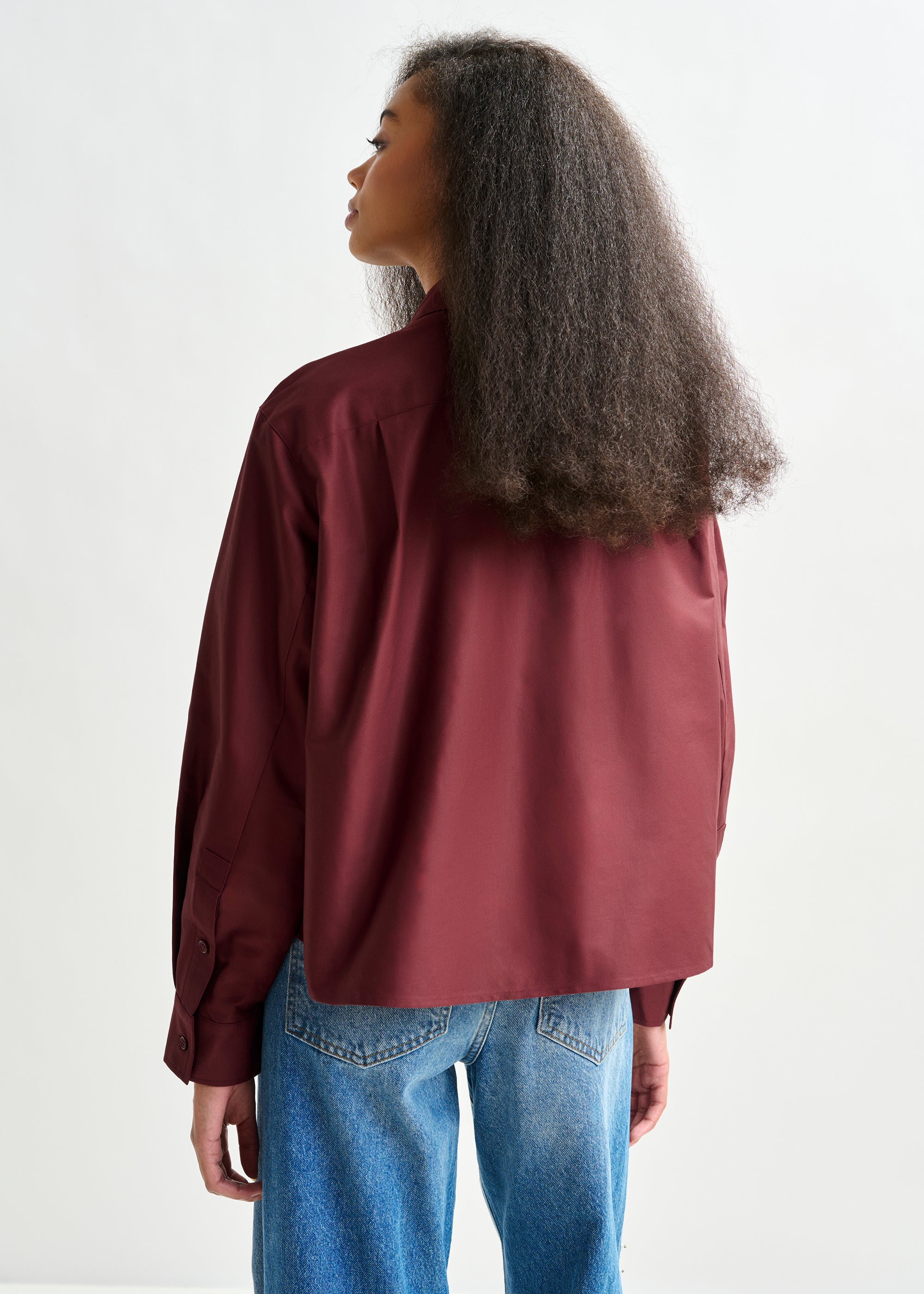 ESSENTIEL ANTWERP IBOW MAUVE SHIRT 225