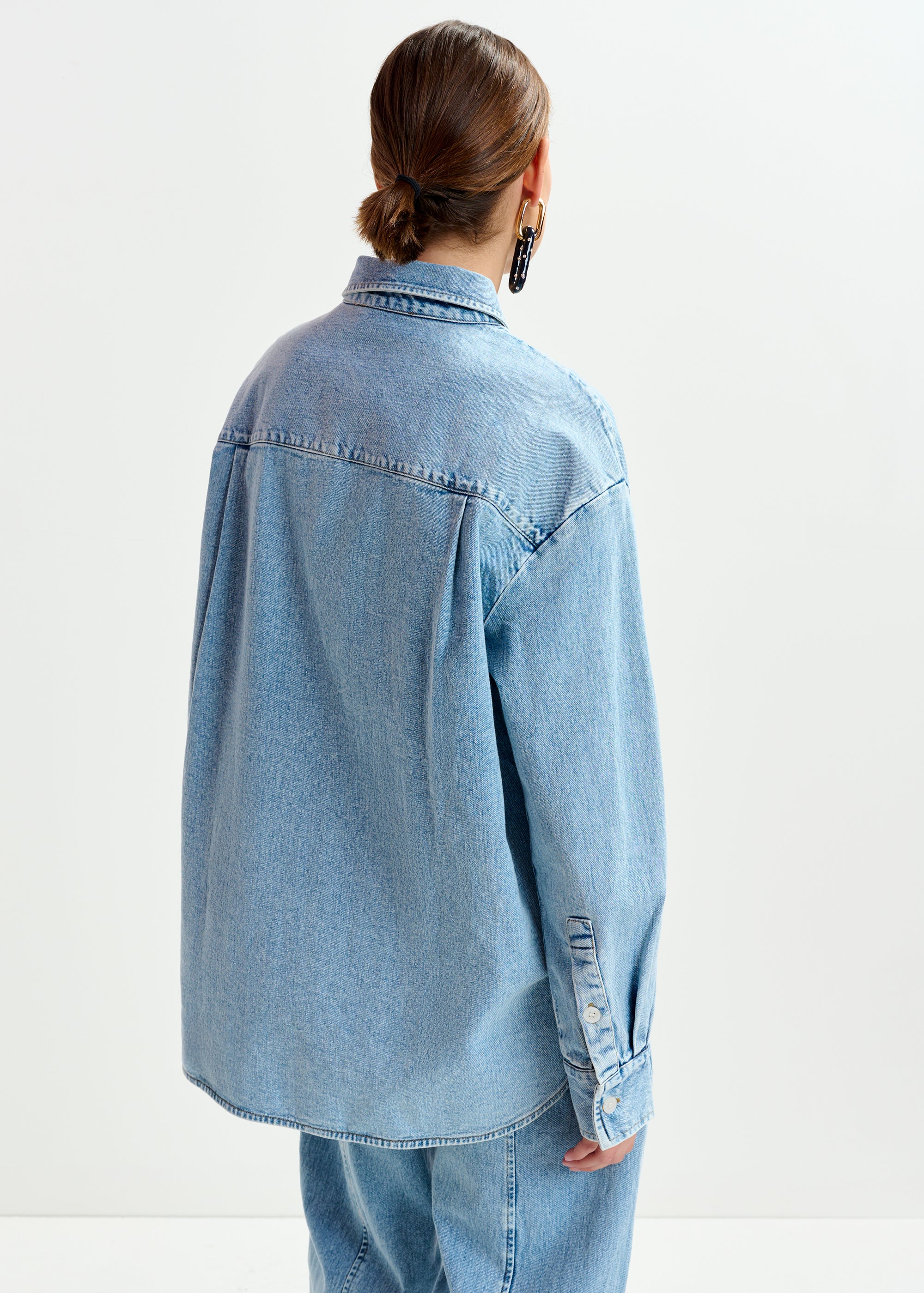 ESSENTIEL ANTWERP ICKSONVILLE DENIM SHIRT 225
