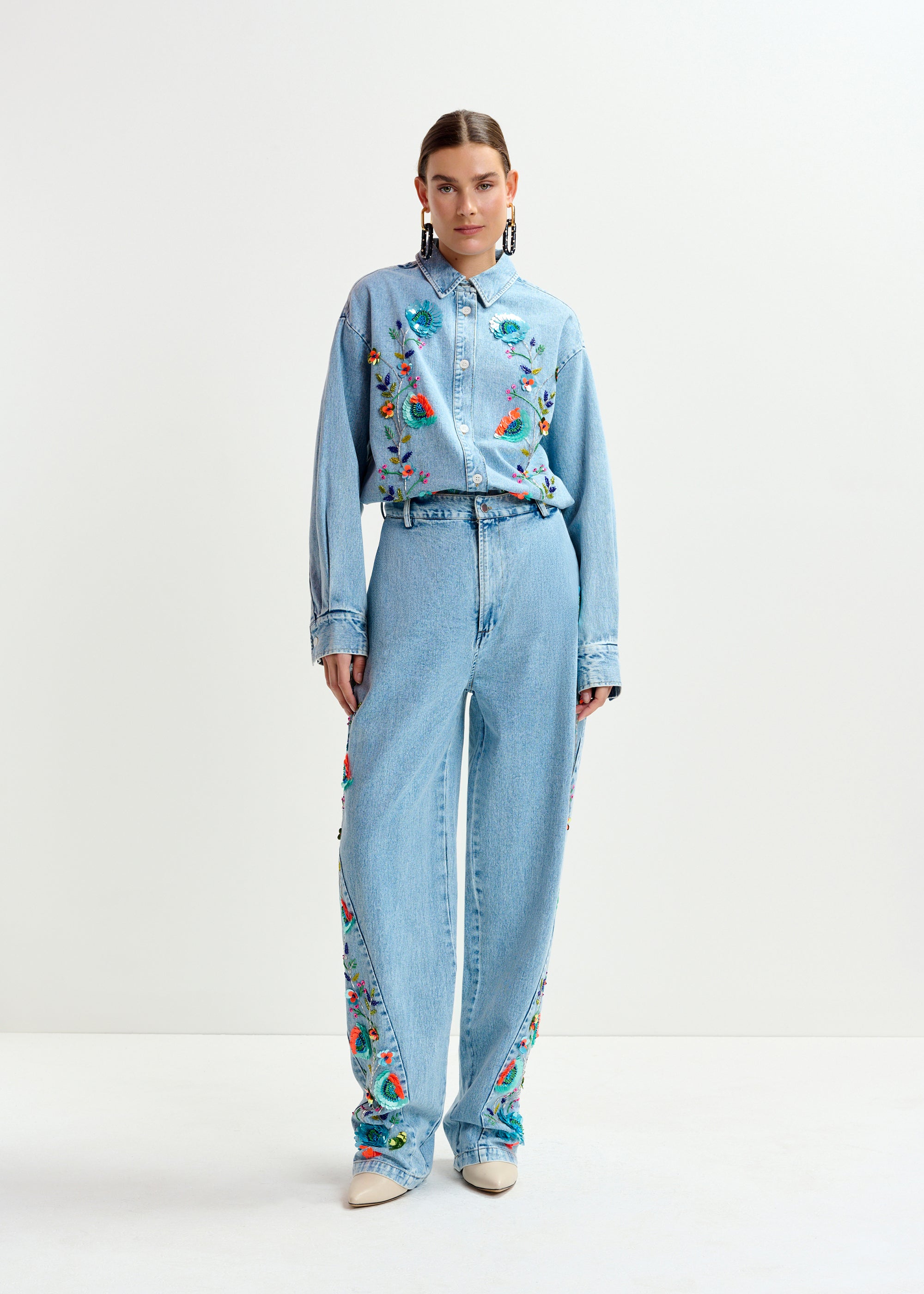 ESSENTIEL ANTWERP ICKSONVILLE DENIM SHIRT 225