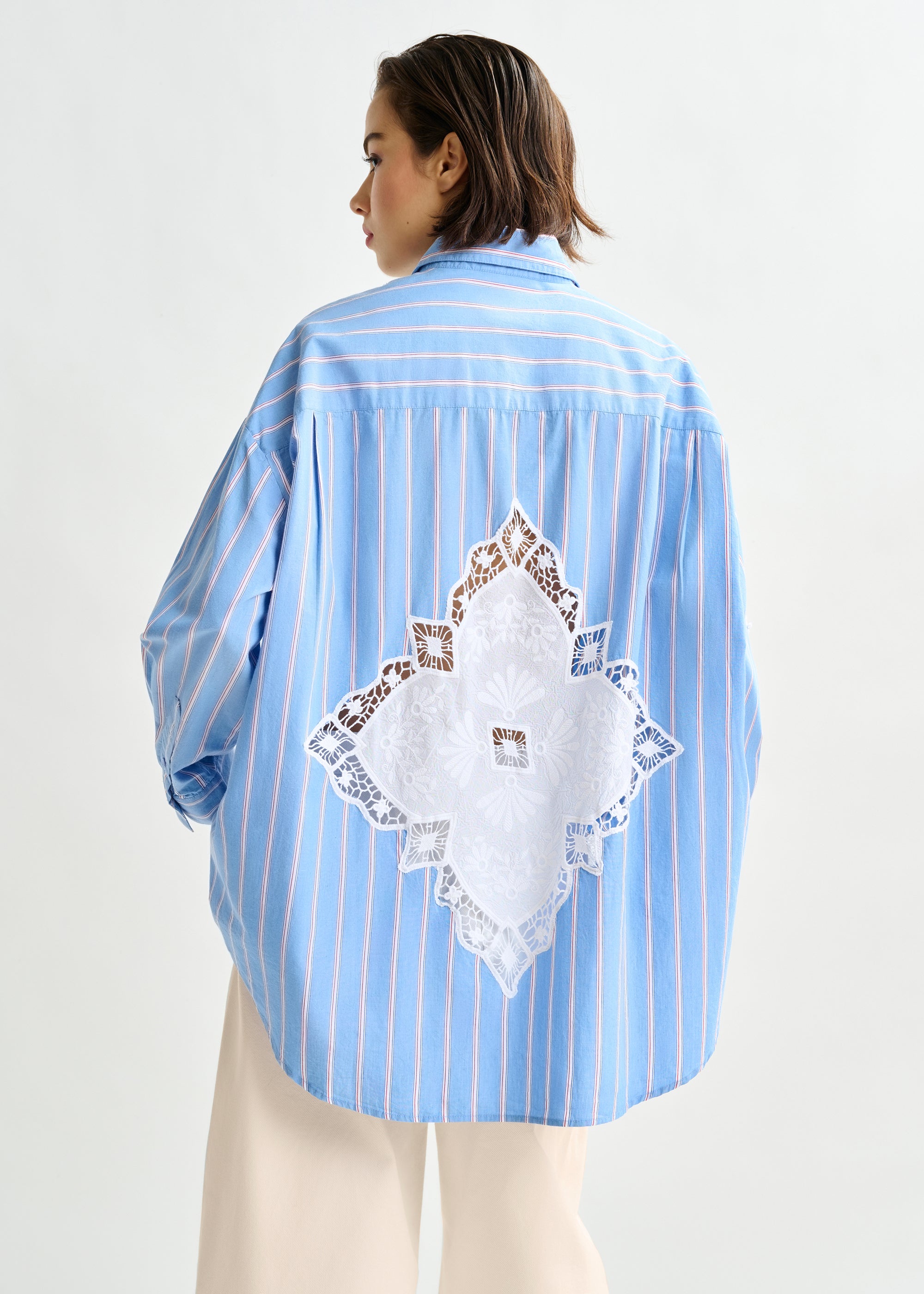 ESSENTIEL ANTWERP IDENTICAL BLUE SHIRT 225