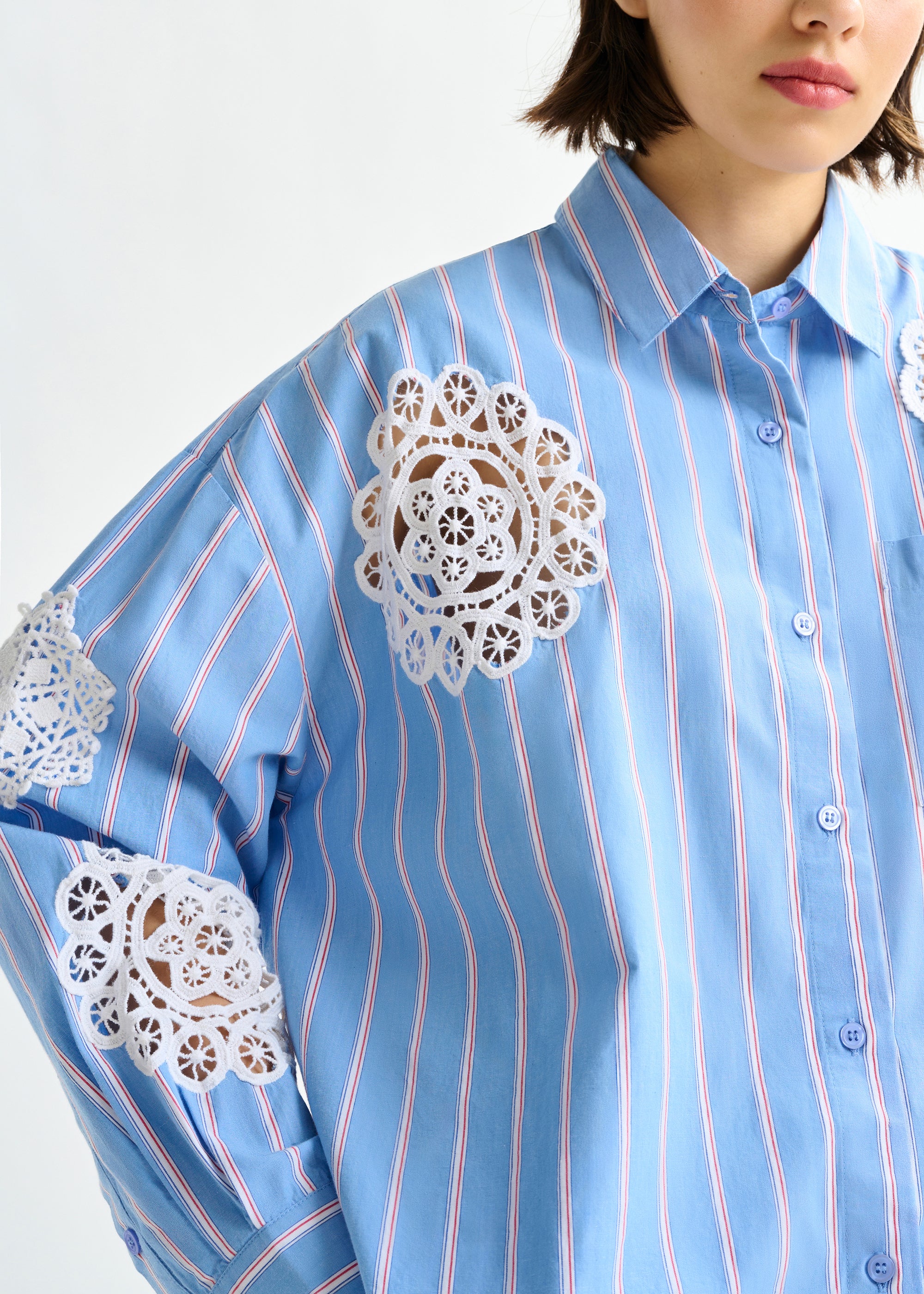 ESSENTIEL ANTWERP IDENTICAL BLUE SHIRT 225