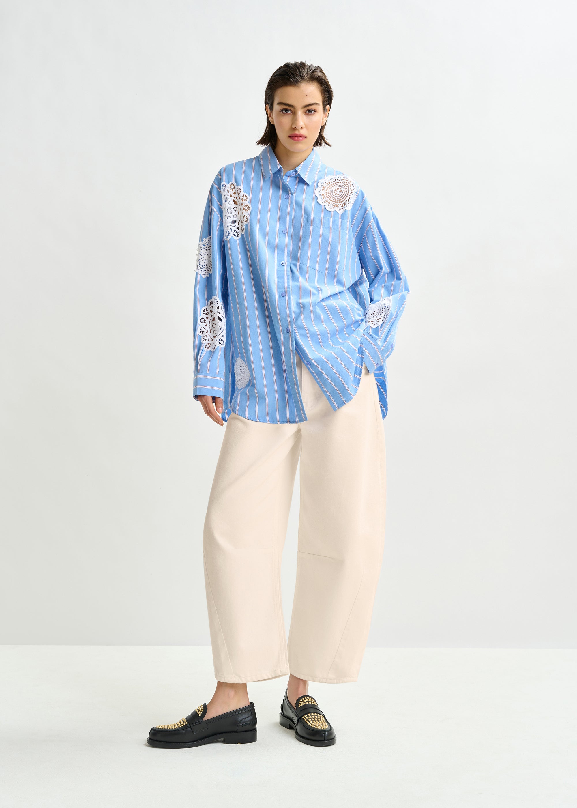 ESSENTIEL ANTWERP IDENTICAL BLUE SHIRT 225