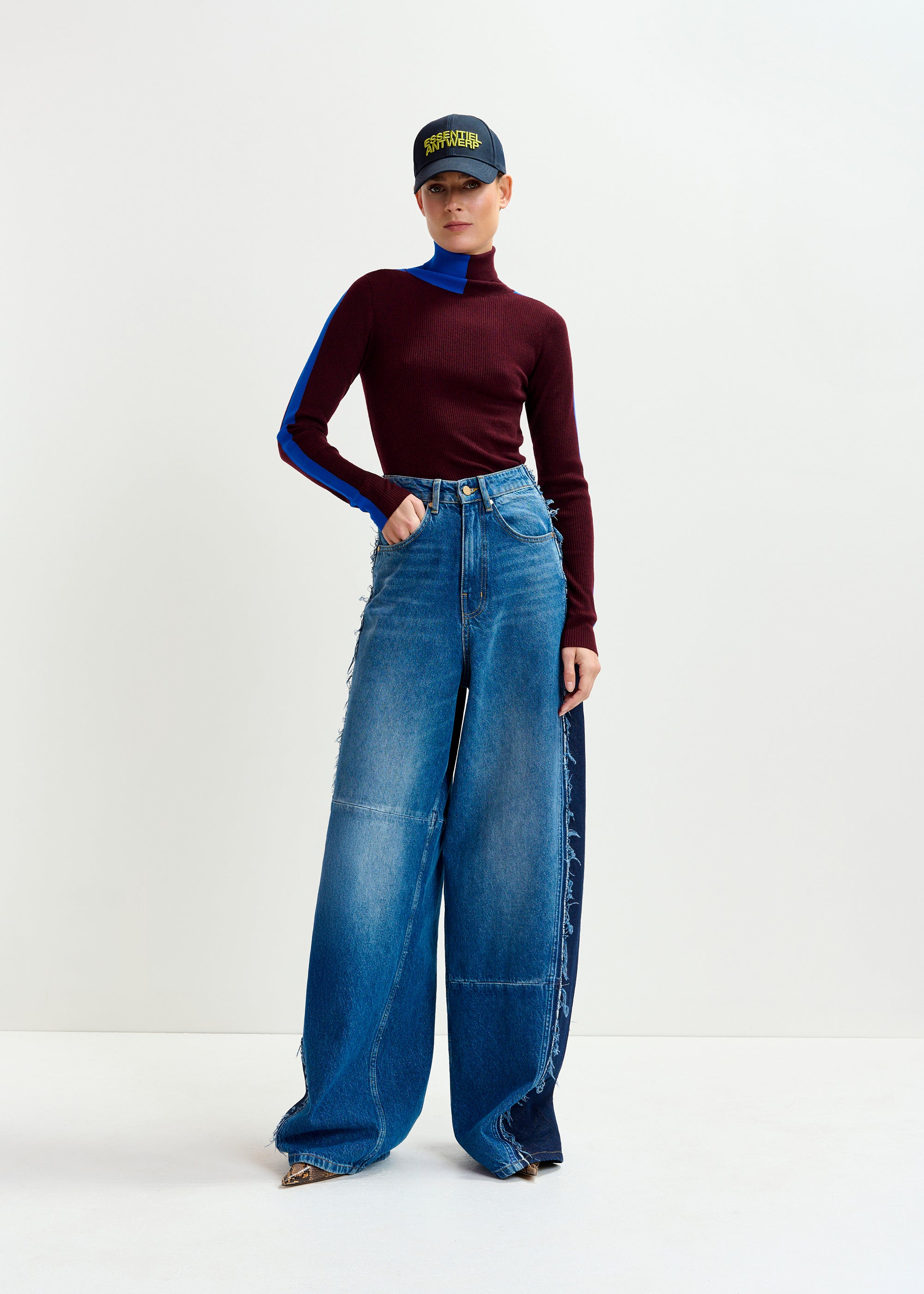 ESSENTIEL ANTWERP IFFORT CHECK PULLOVER 225