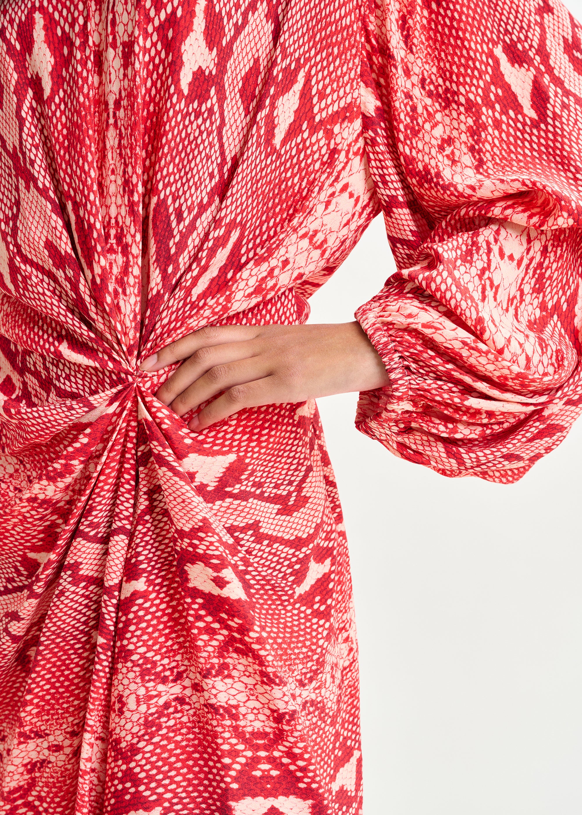 ESSENTIEL ANTWERP IFRENCH RED DRESS 225