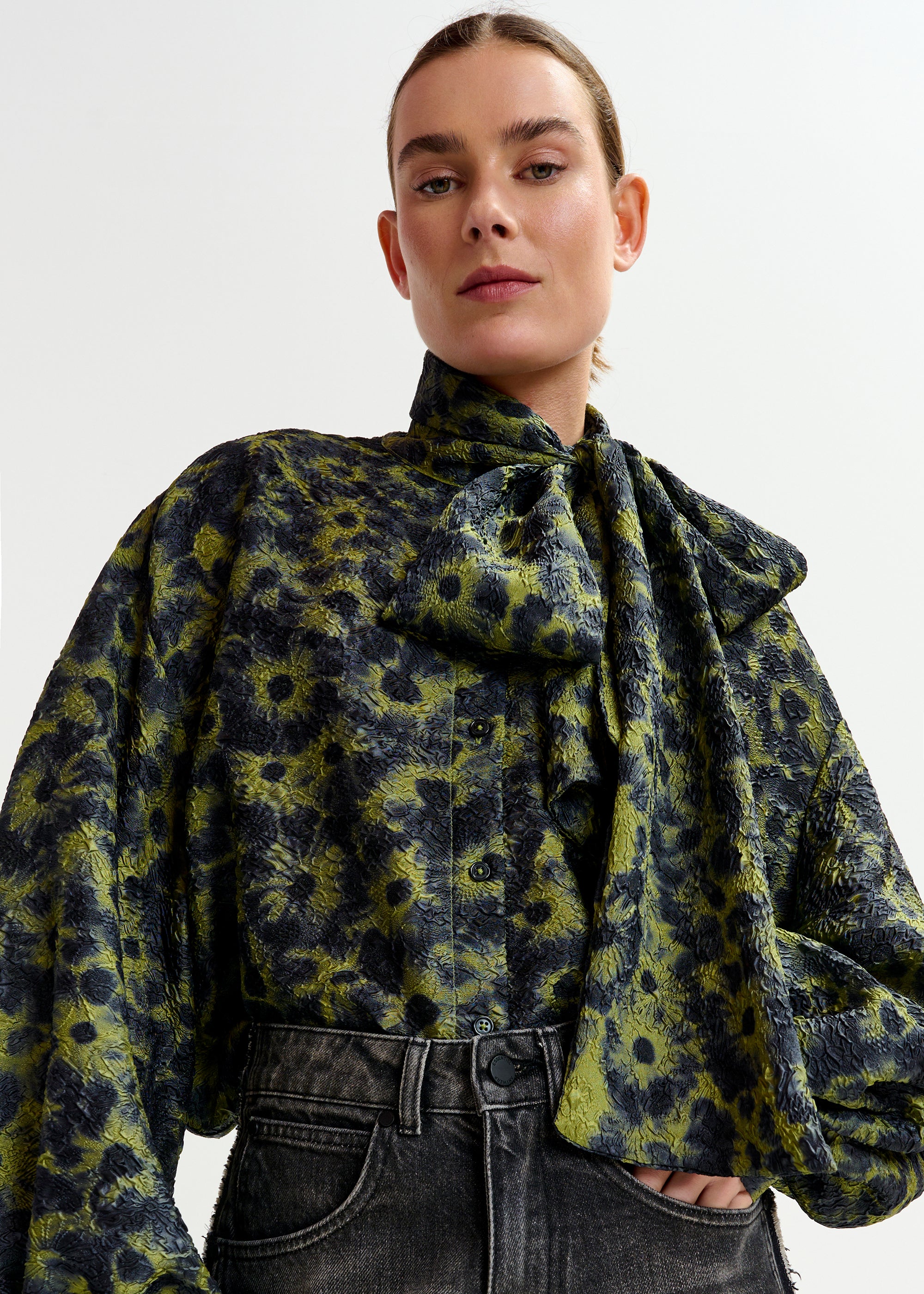 ESSENTIEL ANTWERP ILLICIUM GREEN SHIRT 225