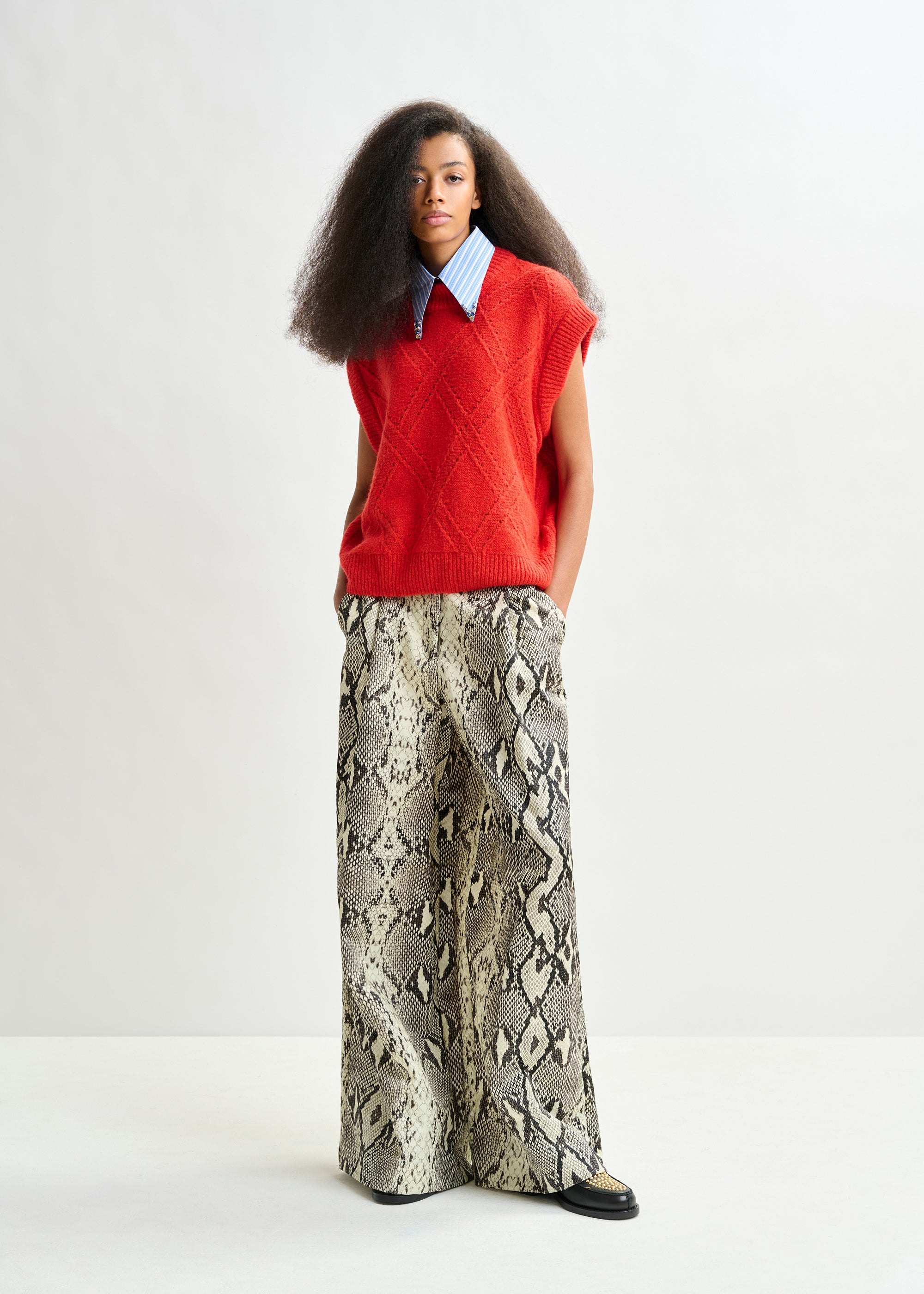 ESSENTIEL ANTWERP IMPORT RED PULLOVER 225