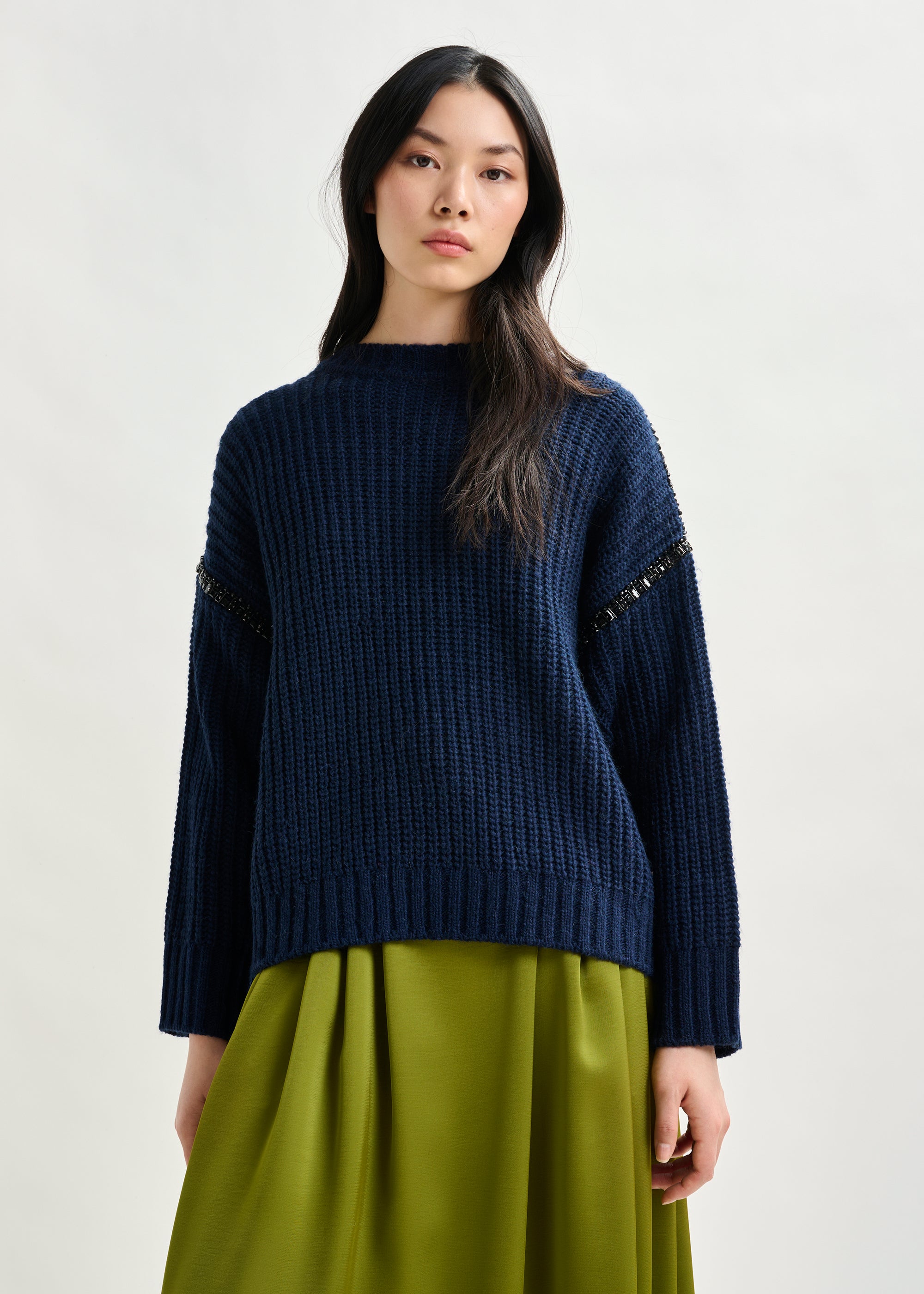 ESSENTIEL ANTWERP INDSAY BLACK PULLOVER 225