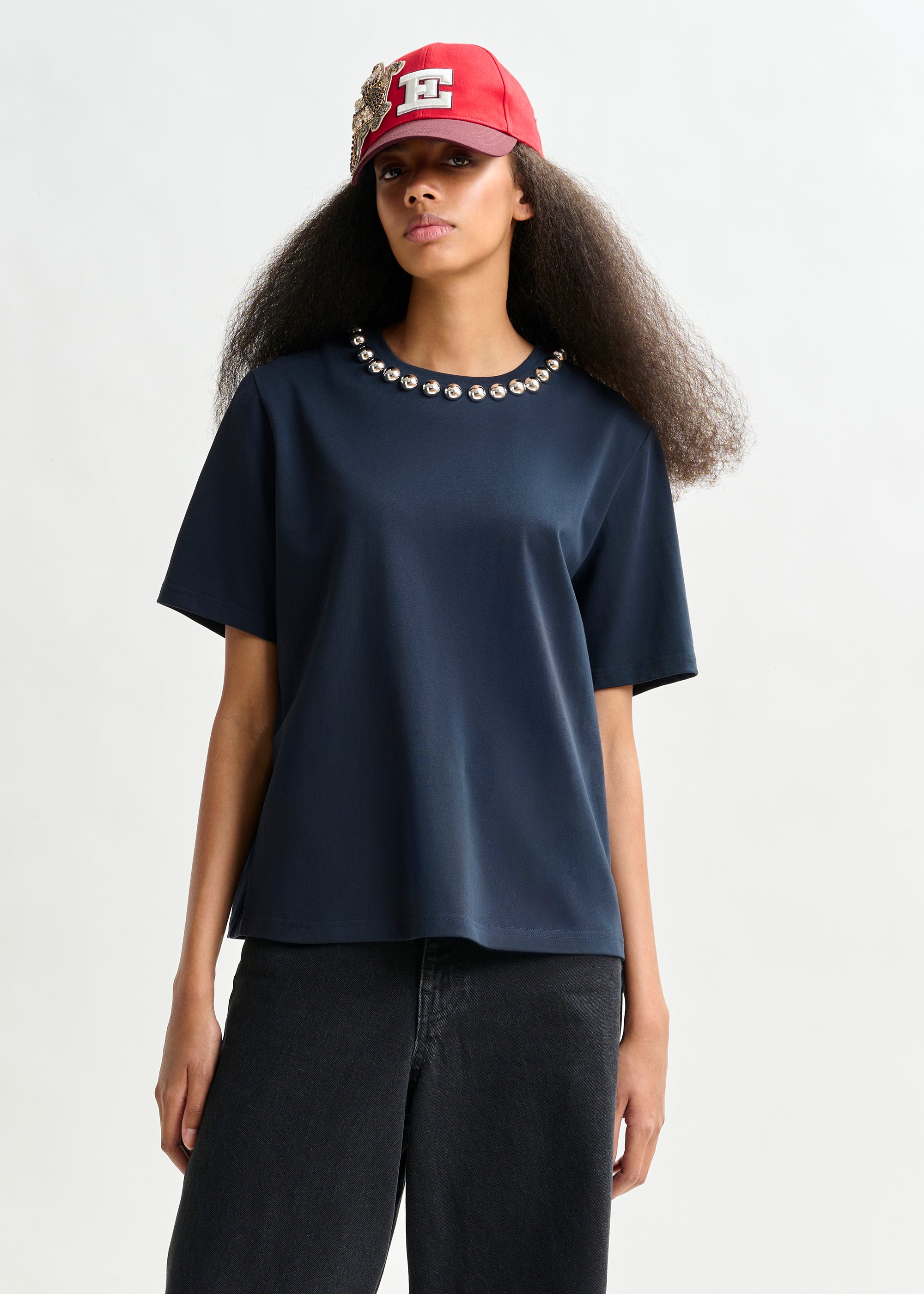 ESSENTIEL ANTWERP INTENSO NAVY T-SHIRT 225
