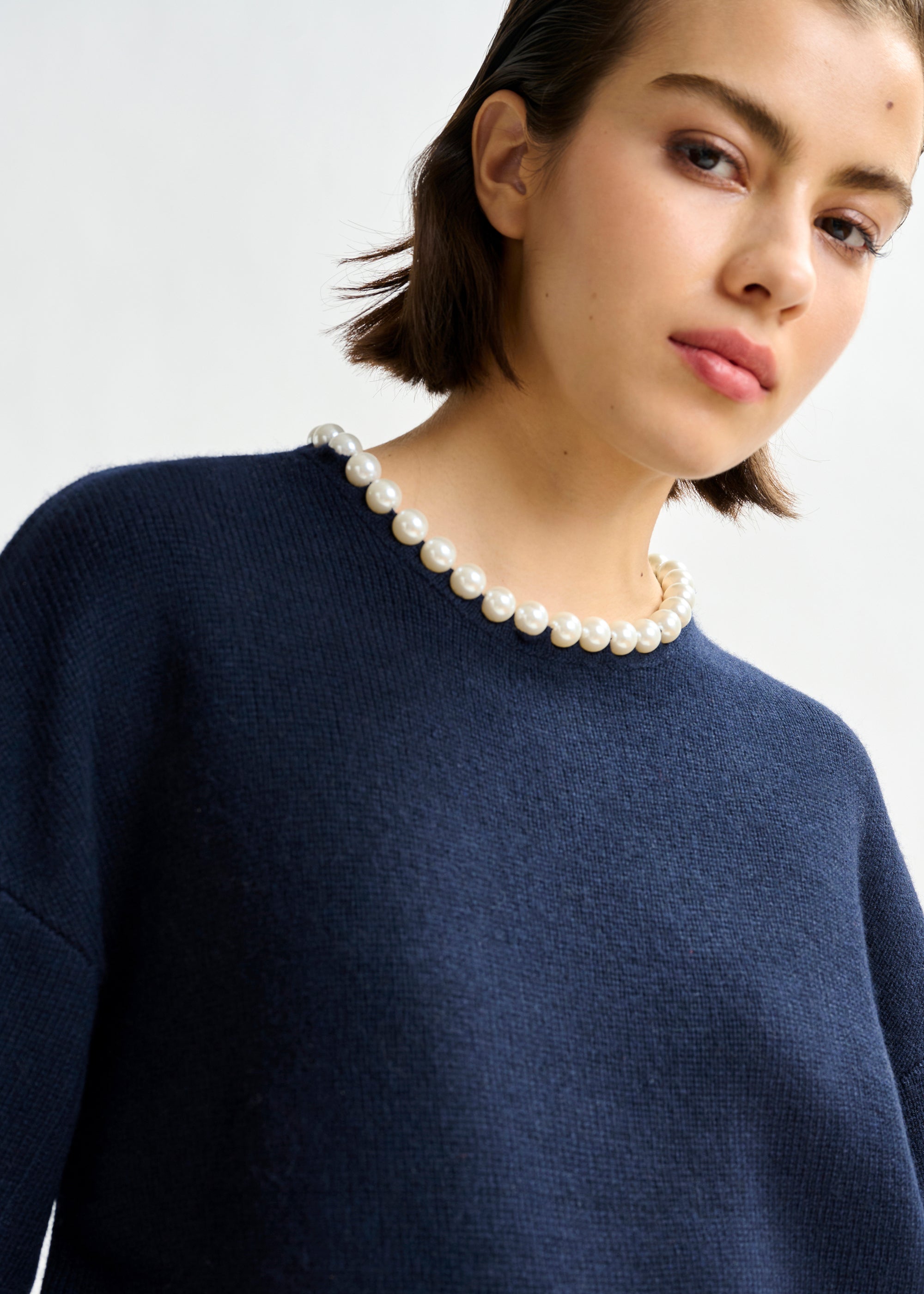 ESSENTIEL ANTWERP INTI NAVY PULLOVER 225