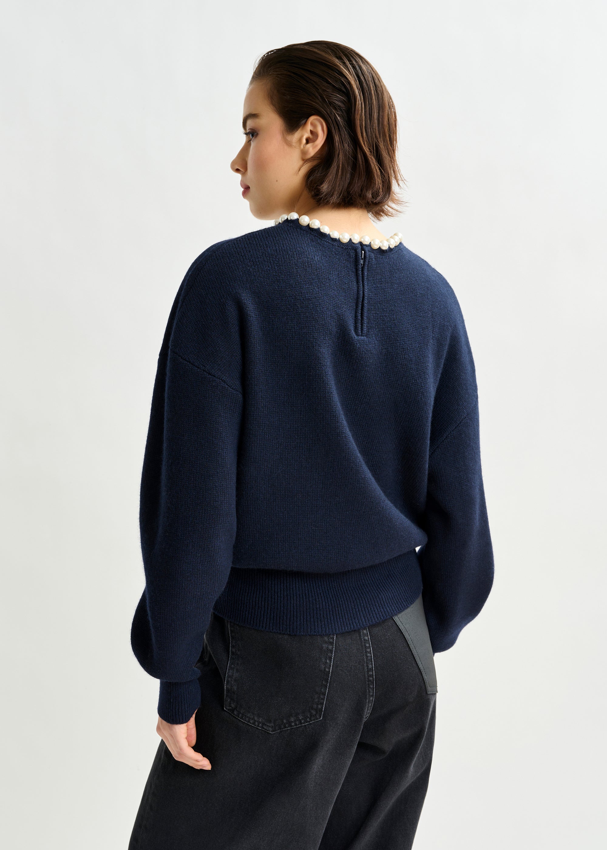 ESSENTIEL ANTWERP INTI NAVY PULLOVER 225
