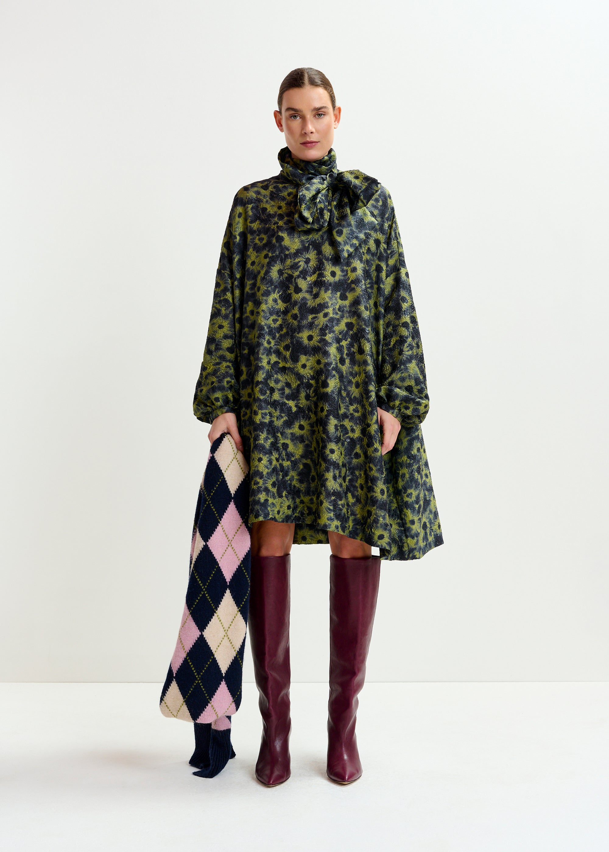 ESSENTIEL ANTWERP IOANNA GREEN DRESS 225