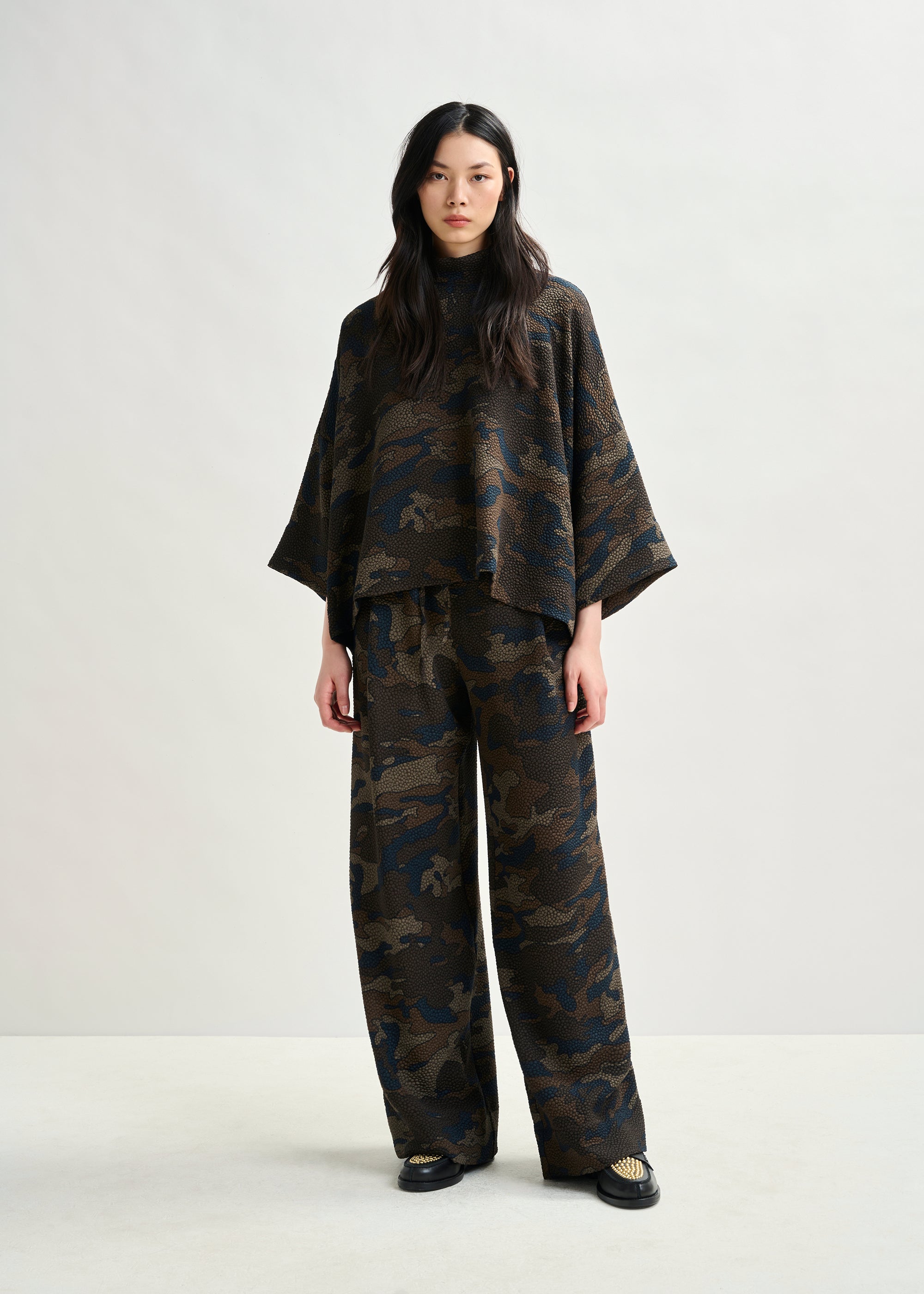 ESSENTIEL ANTWERP ITCHY BLACK PANTS 225