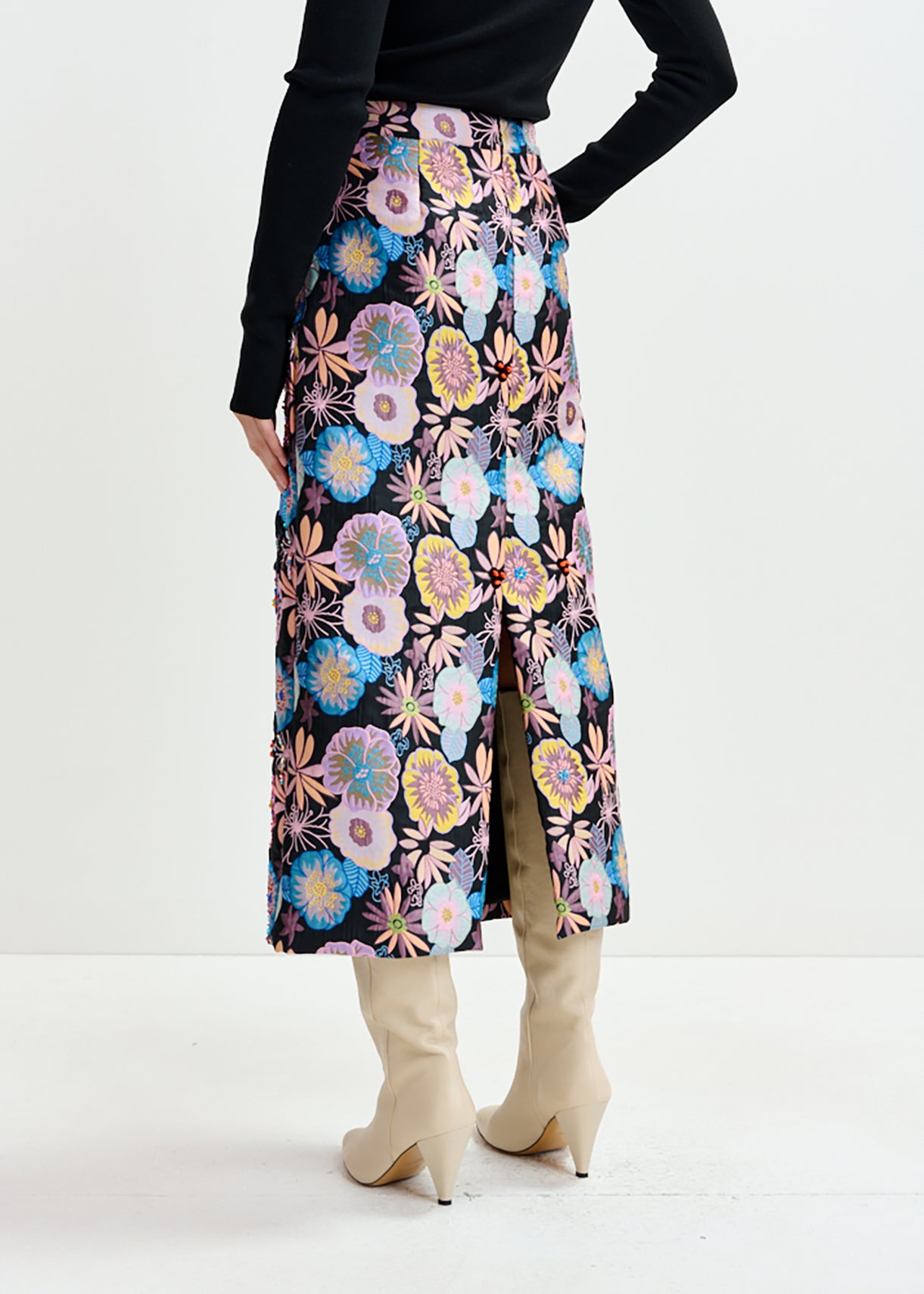 ESSENTIEL ANTWERP IVYMUSE EMBELLISHED  MULTI SKIRT 225