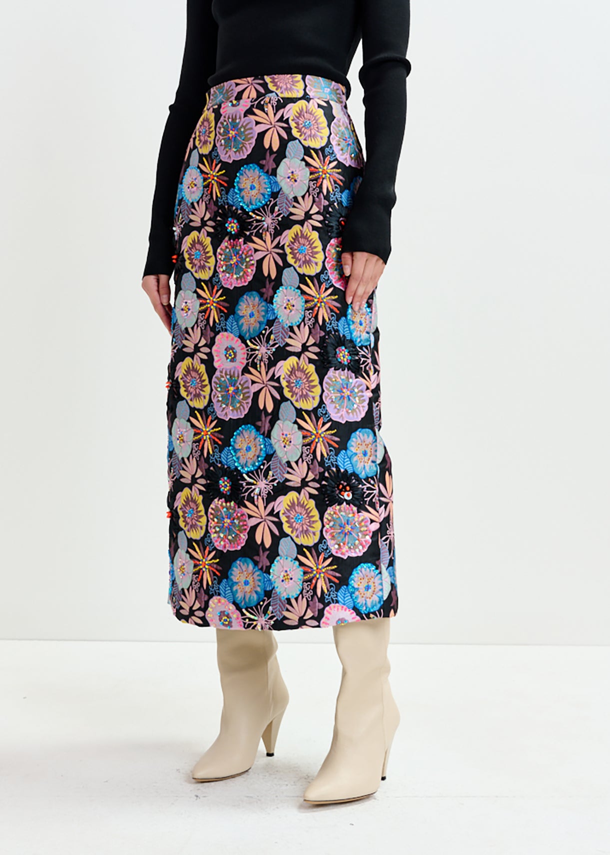 ESSENTIEL ANTWERP IVYMUSE EMBELLISHED  MULTI SKIRT 225