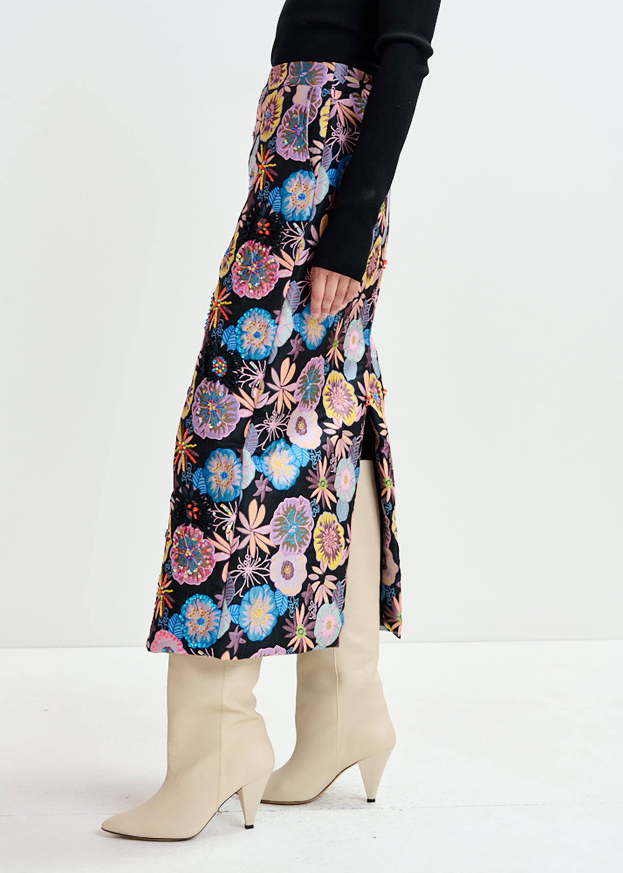 ESSENTIEL ANTWERP IVYMUSE EMBELLISHED  MULTI SKIRT 225