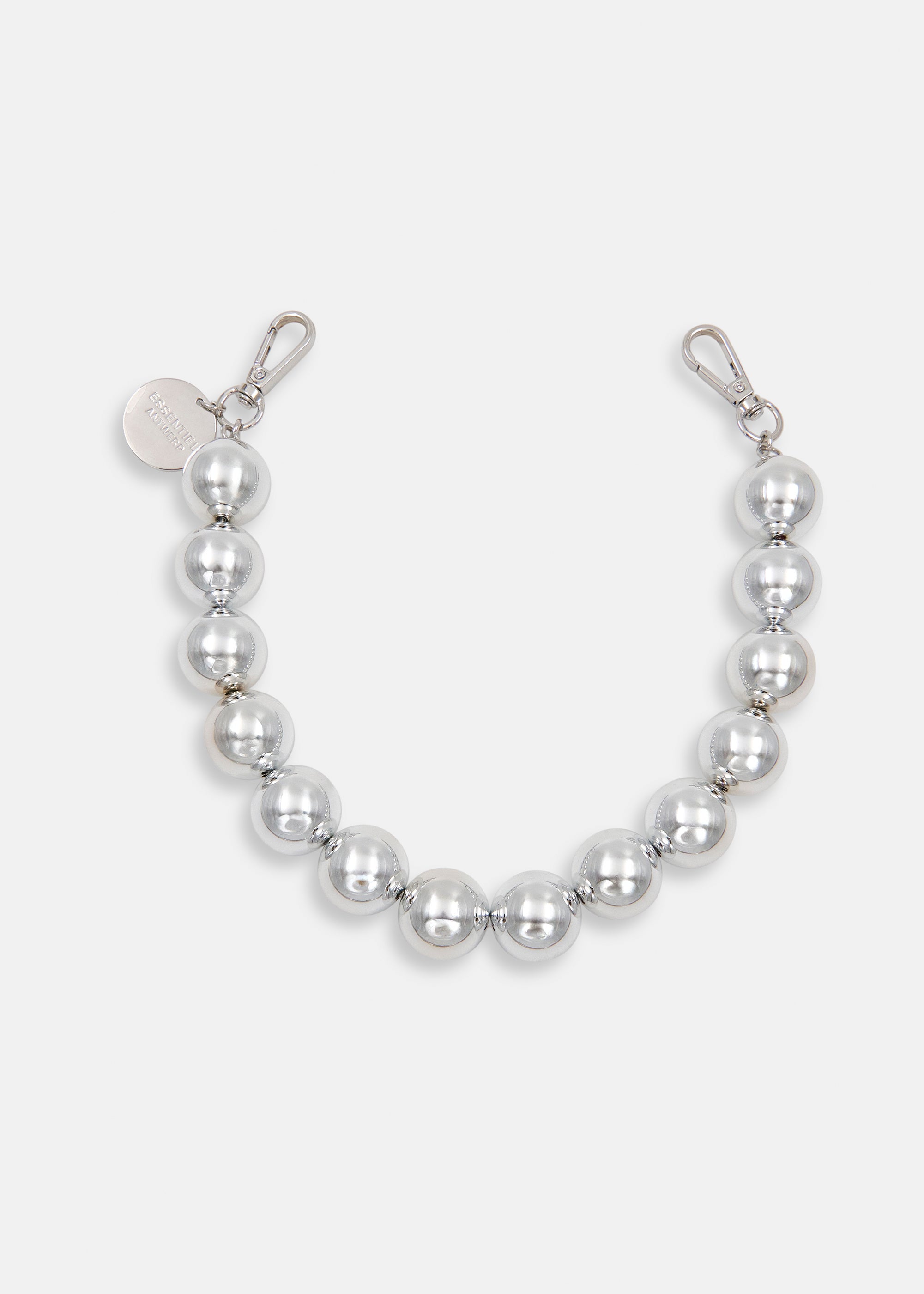 ESSENTIEL ANTWERP JADINE BIG BALLS CHAIN CHARM SILVER 126