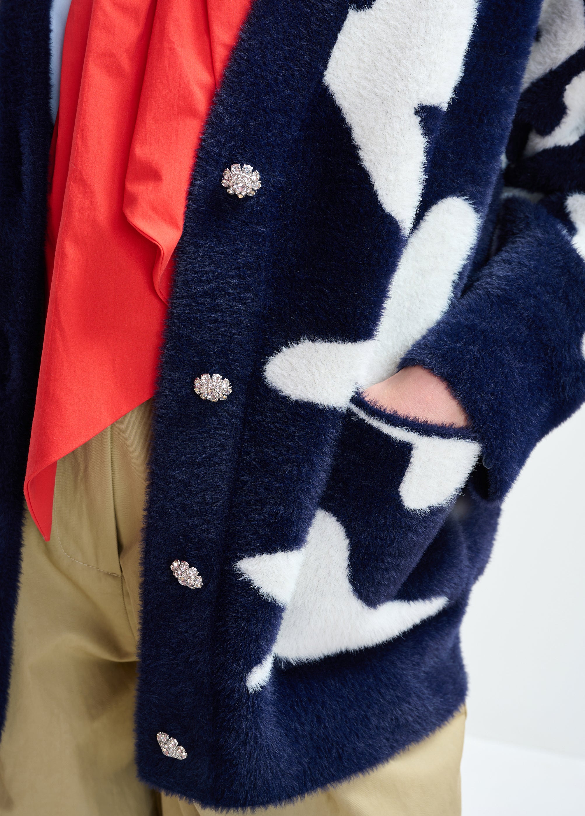 ESSENTIEL ANTWERP JARDEN NAVY KNIT CARDI 225