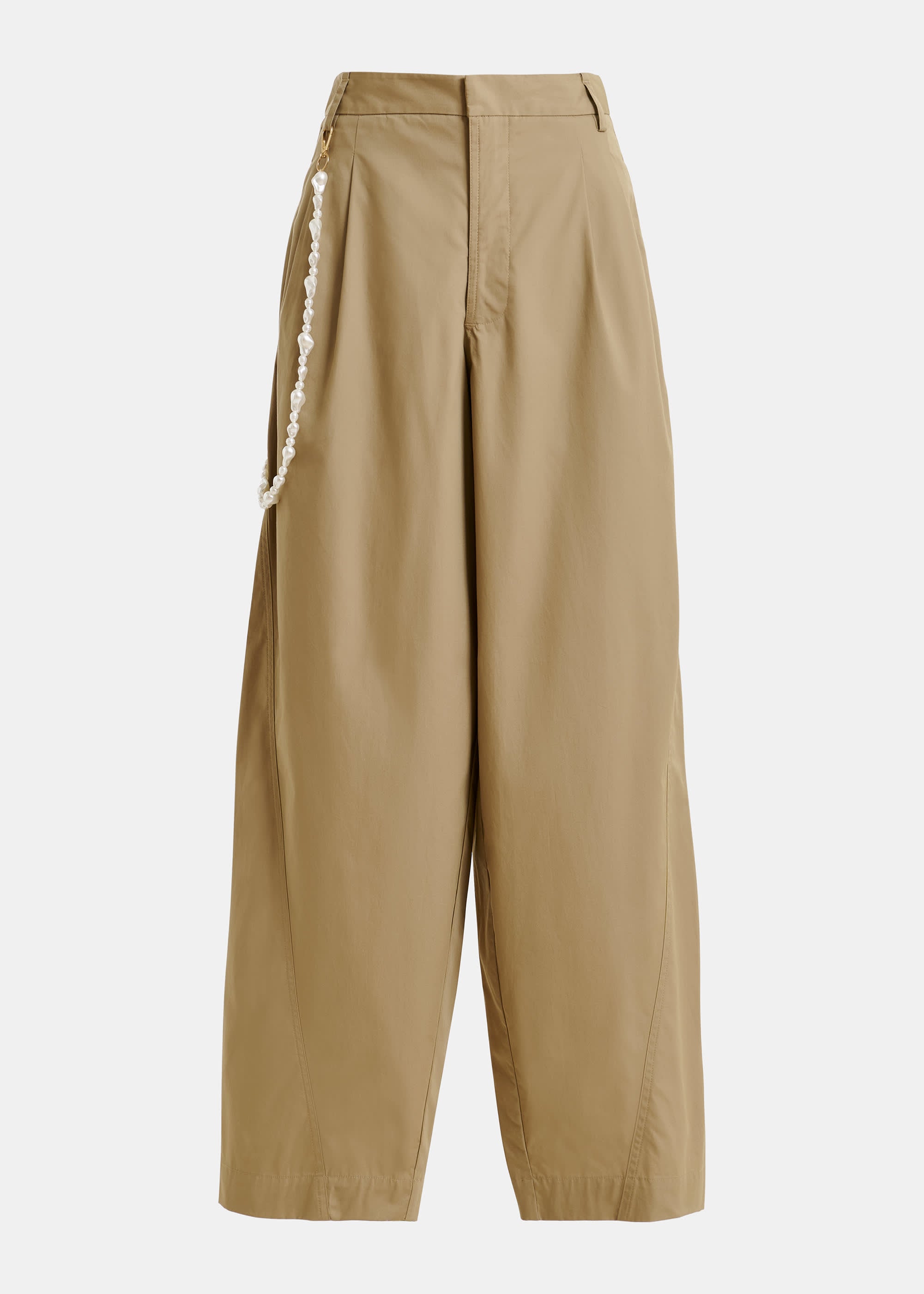 ESSENTIEL ANTWERP JESUIS BARREL LEG PANTS CAFE FRAPPÉ JESUIS-CF02 126