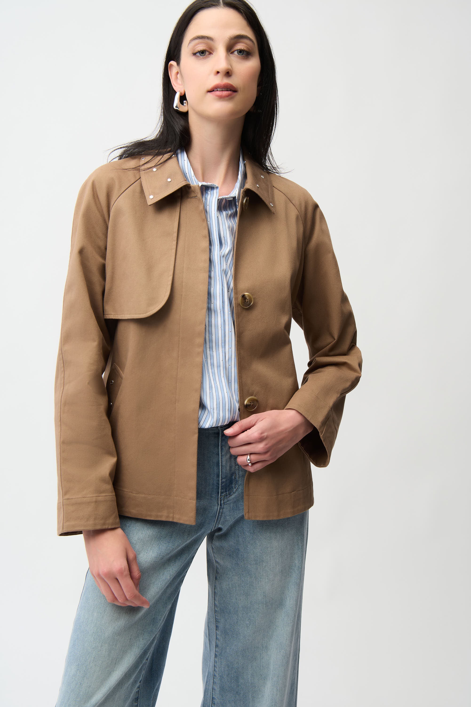 JOSEPH RIBKOFF BEIGE COAT 261907-3852 126