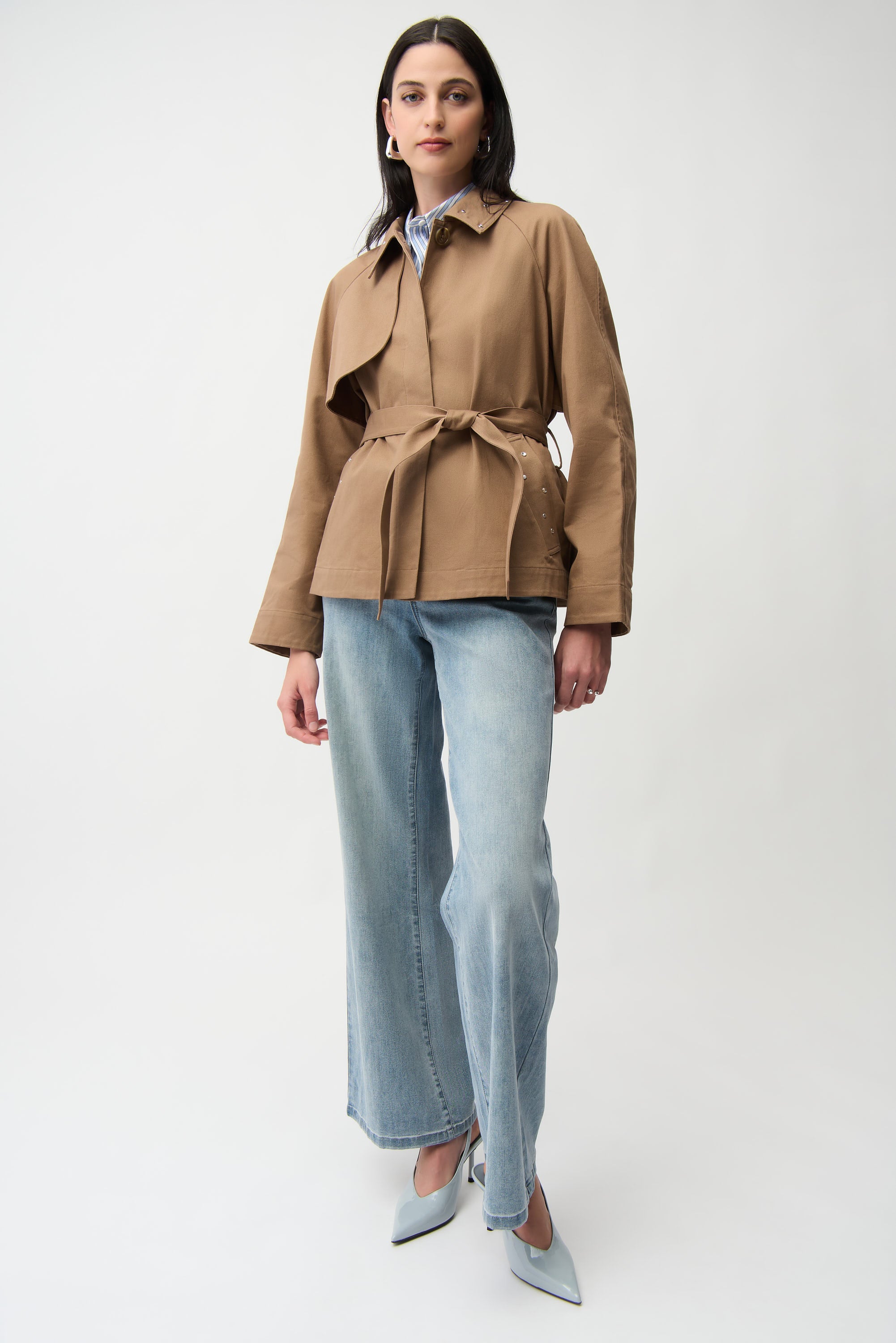 JOSEPH RIBKOFF BEIGE COAT 261907-3852 126