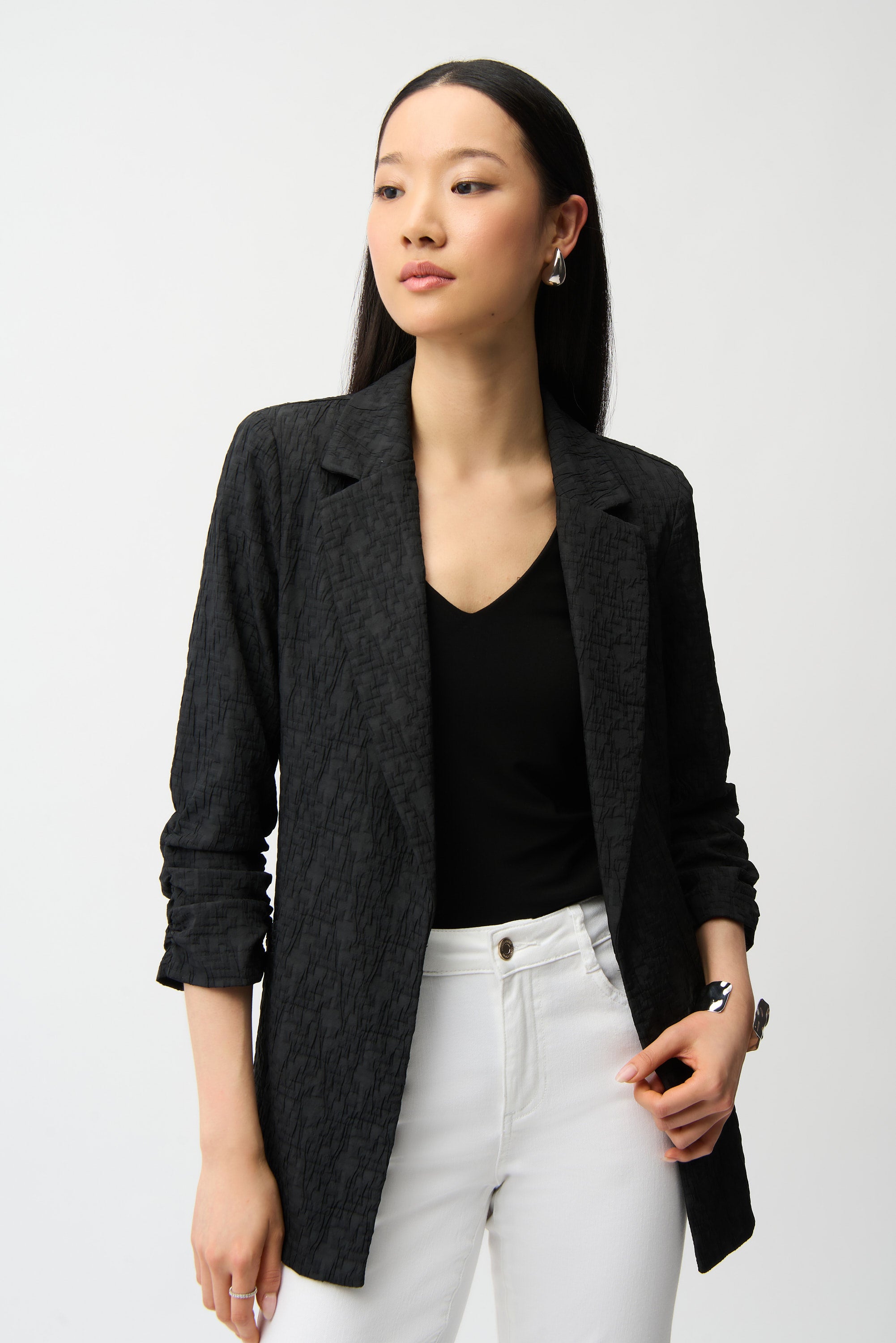 joseph ribkoff black blazer 242034S26 shop macbees ireland 