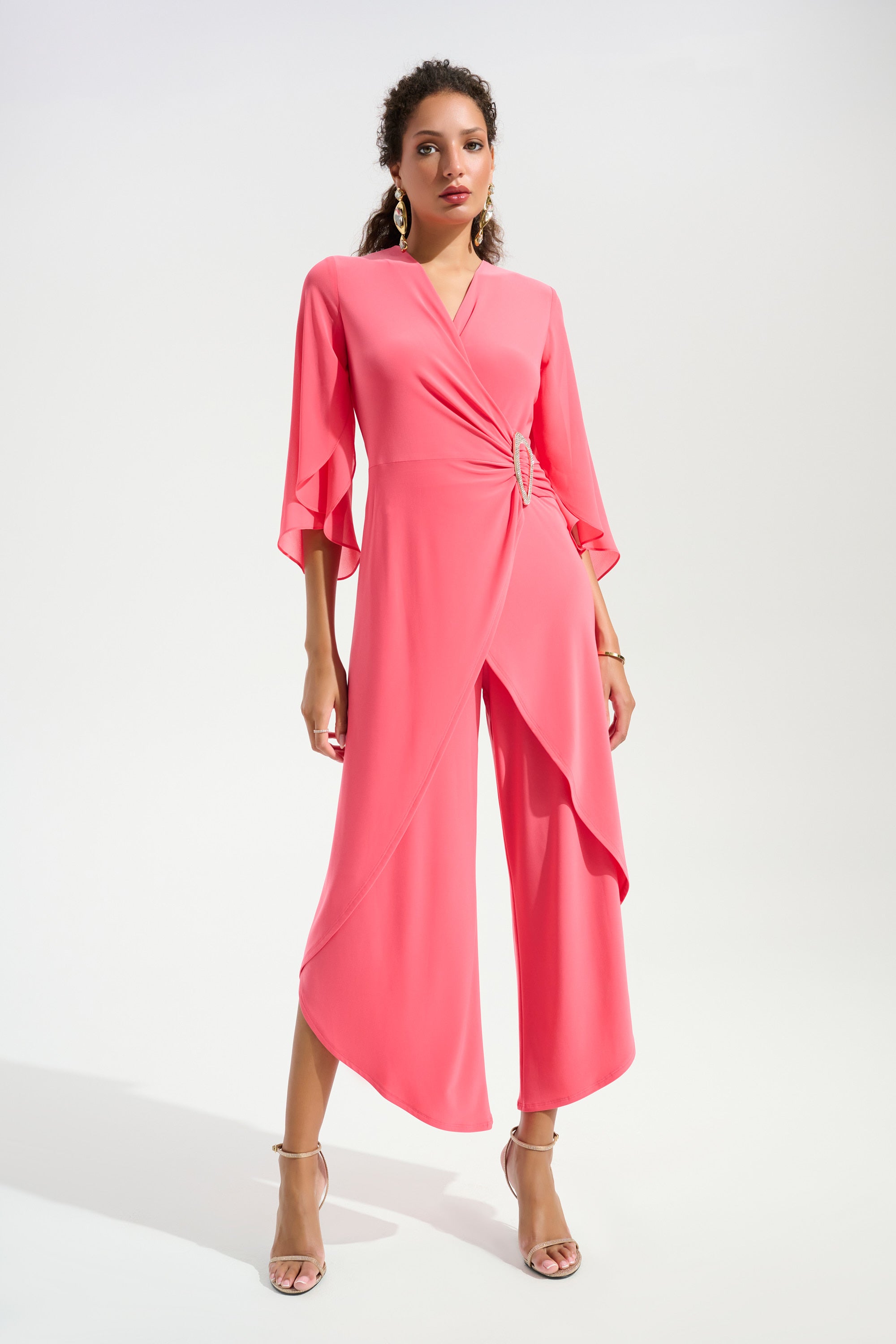 joseph_ribkoff_coral_dress_261