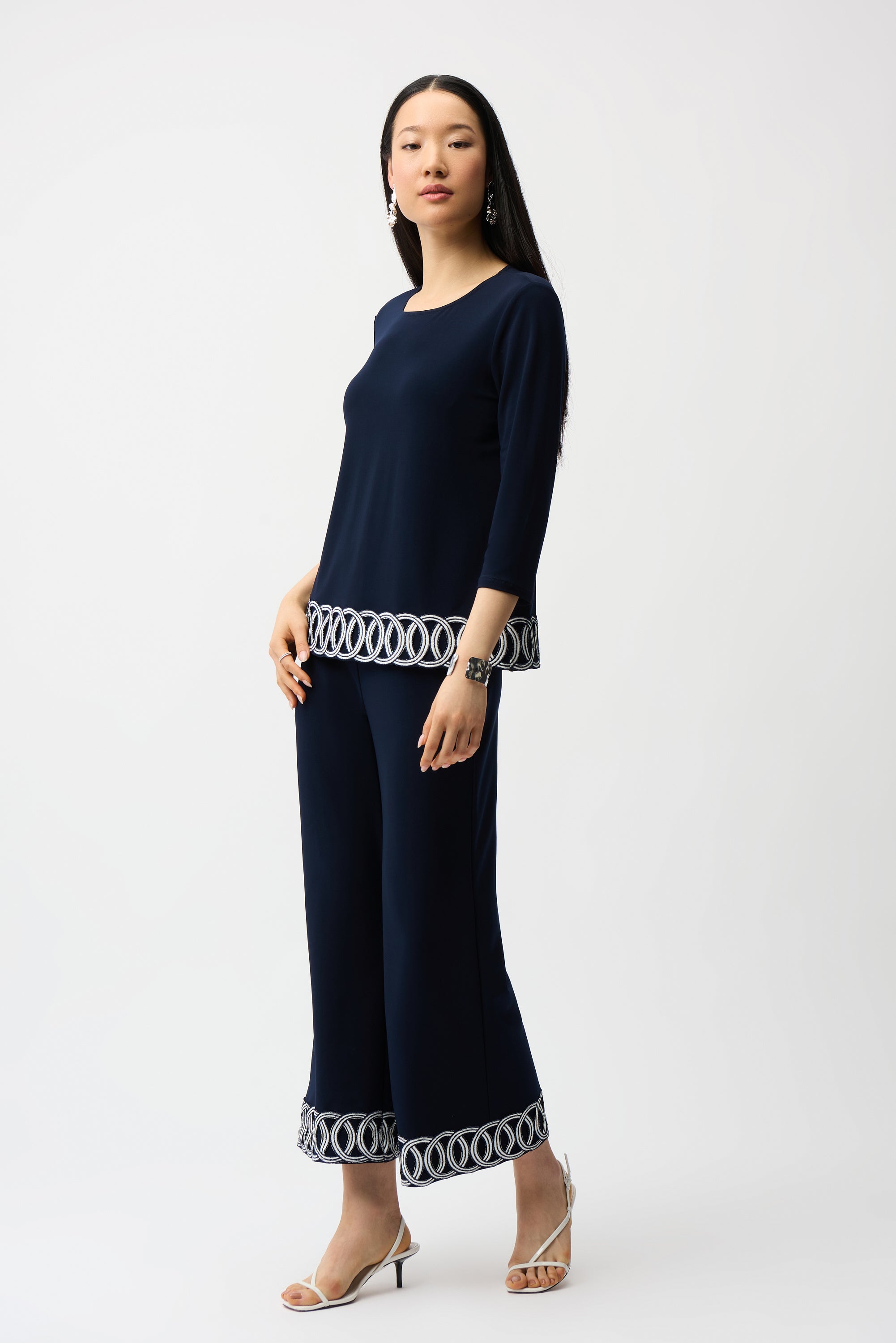 joseph ribkoff navy long sleeve top 261069 shop macbees ireland killarney 