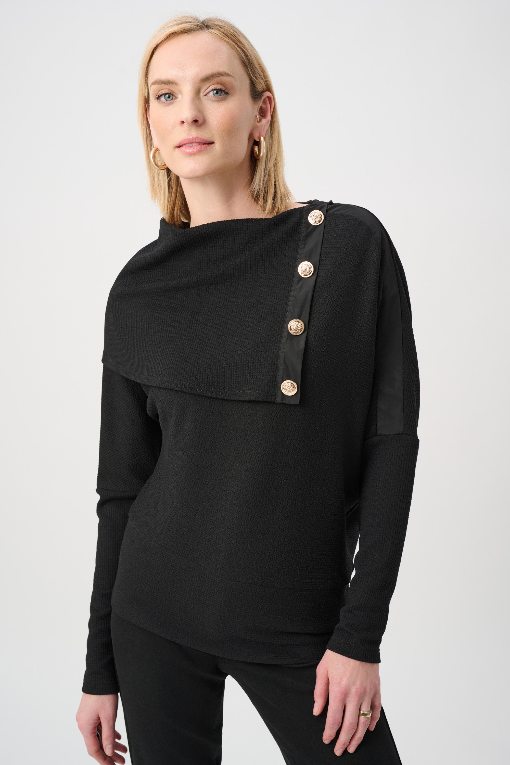 joseph ribkoff sweater black 263112-11 shop macbees kerry