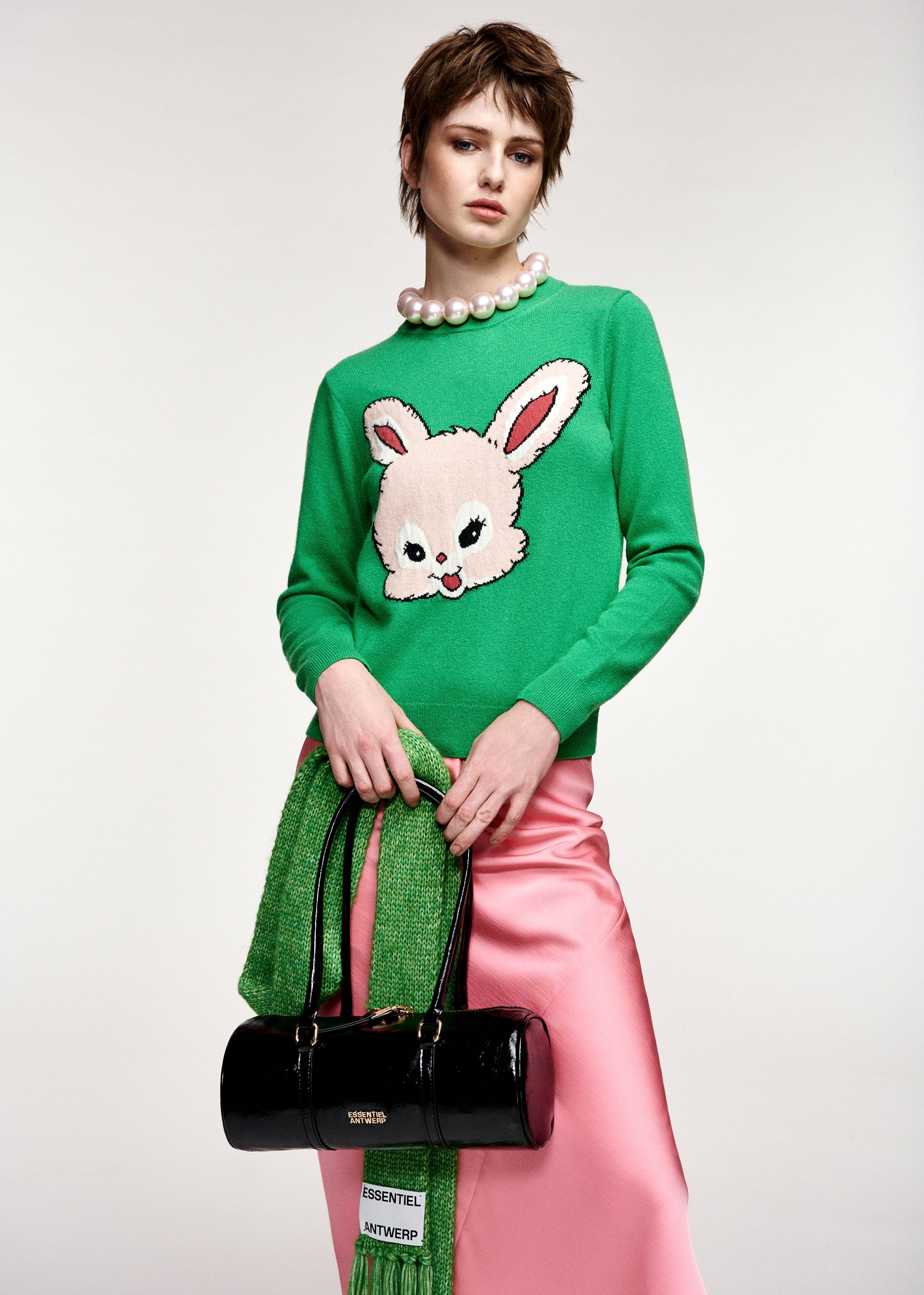 ESSENTIEL ANTWERP MULTI KAPITAL JACQUARD PULLOVER 226
