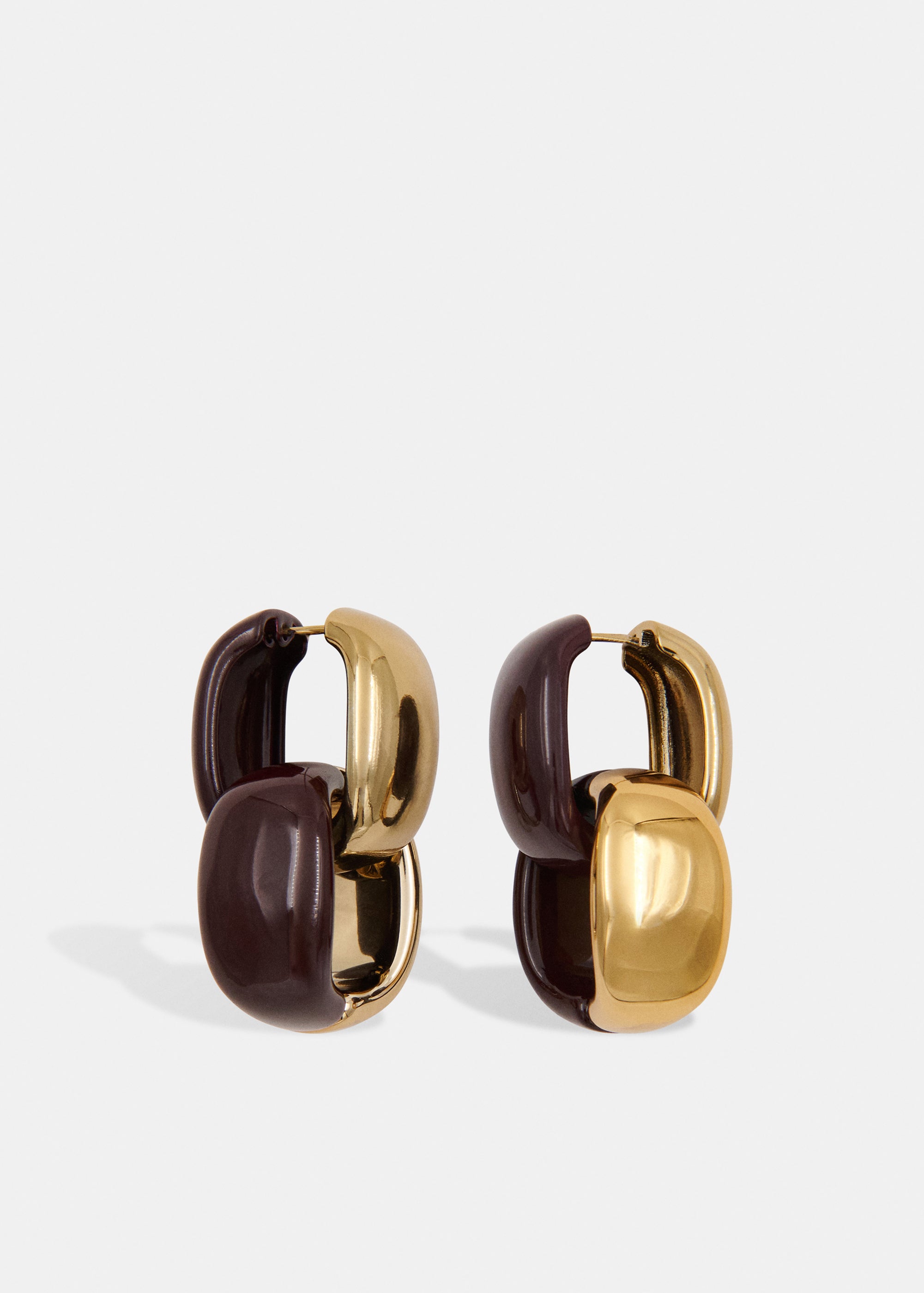 ESSENTIEL ANTWERP WINE KARRIE CHAIN EARRINGS 226