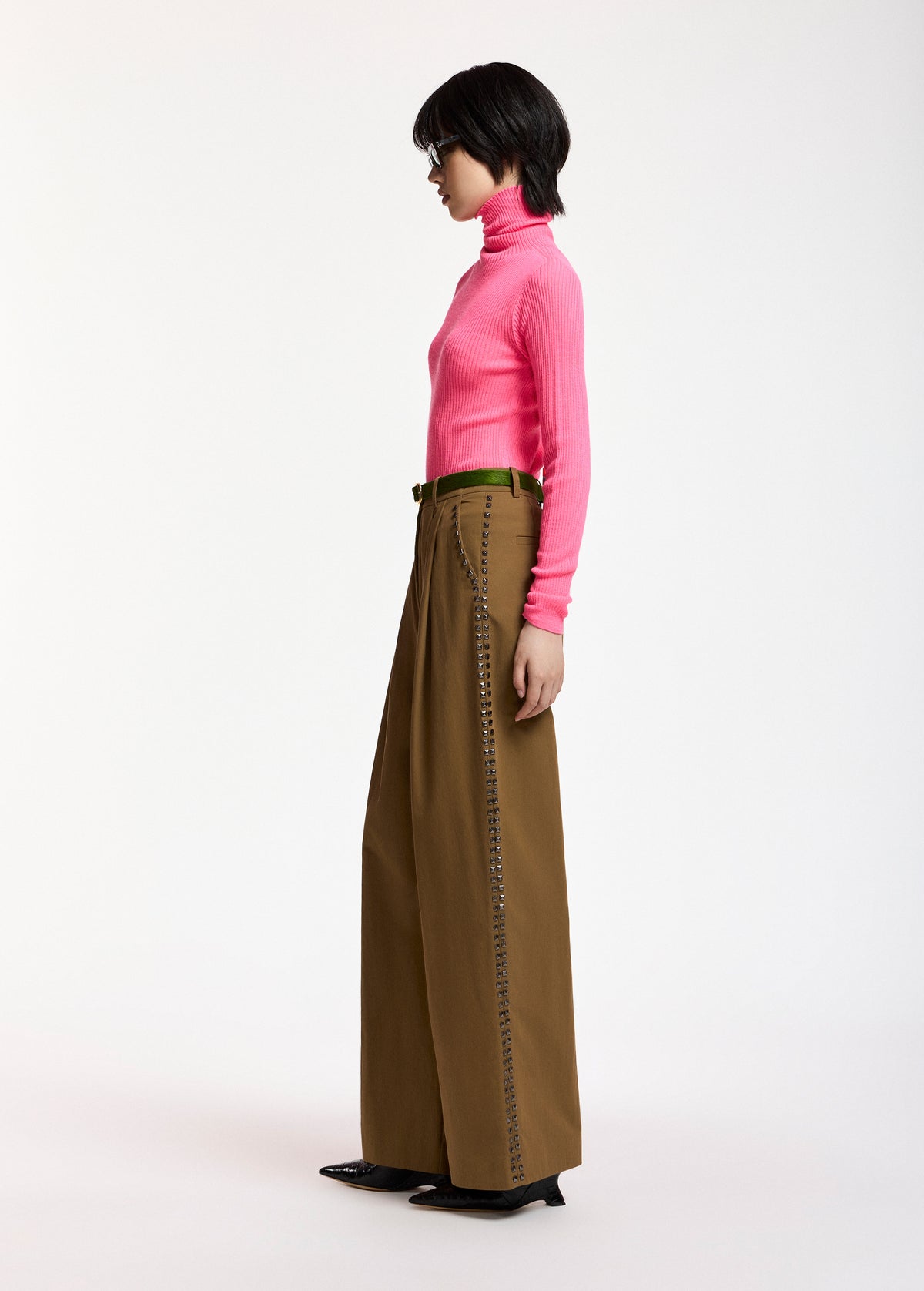 ESSENTIEL ANTWERP PINK KELMUSE2 KNITTED PULLOVER 226