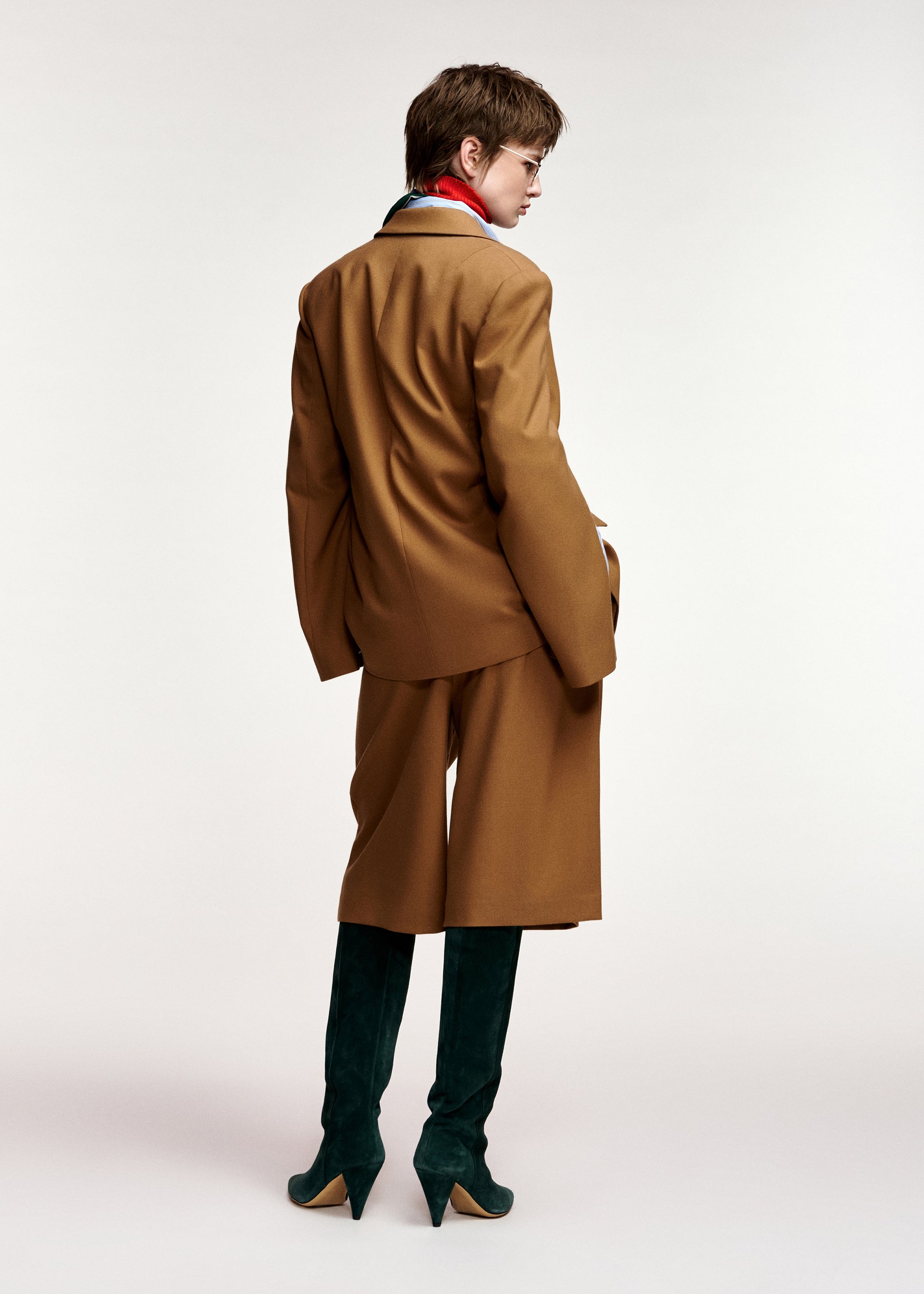 ESSENTIEL ANTWERP BEIGE KENDRA OVERSIZED BLAZER 226