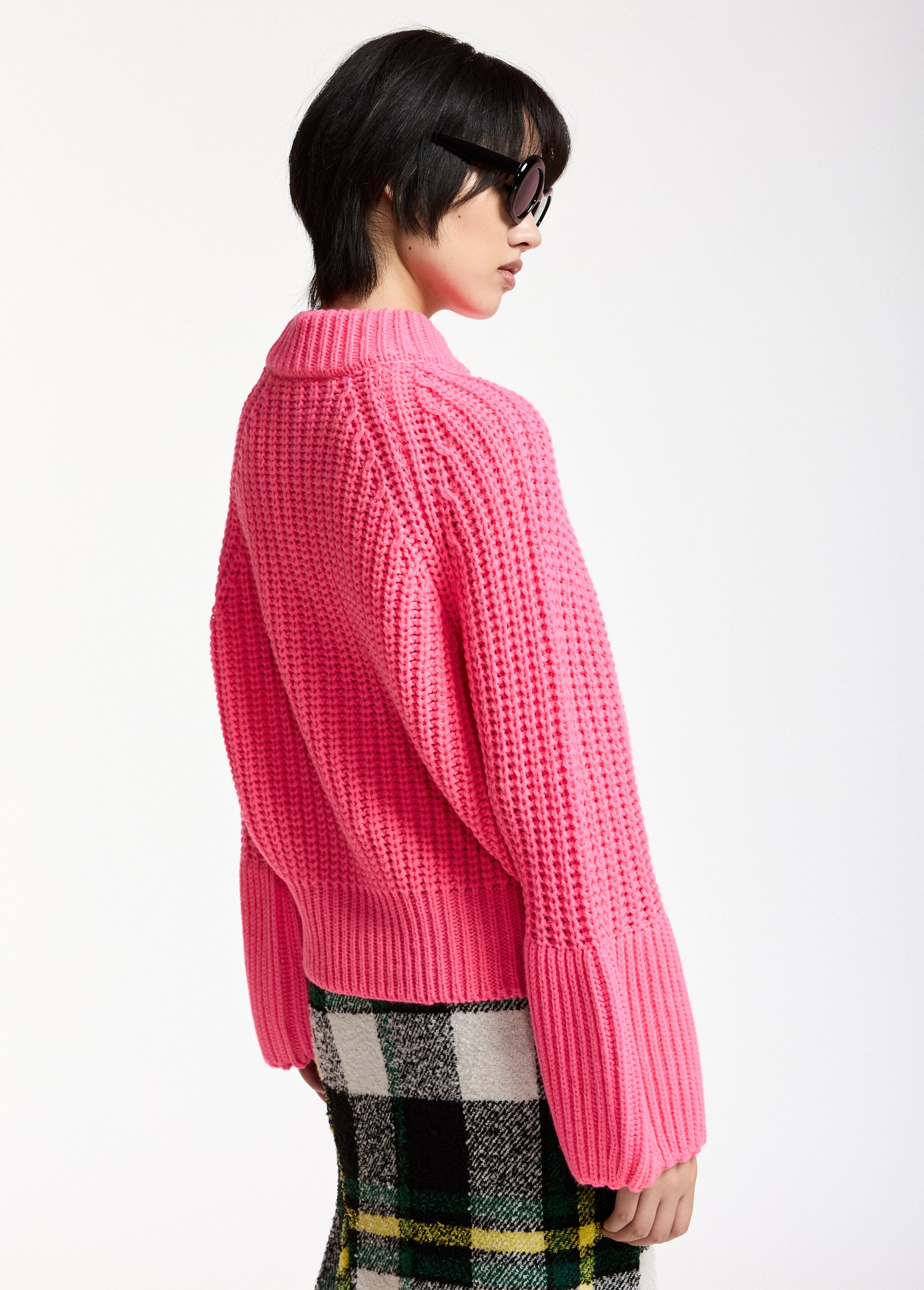 ESSENTIEL ANTWERP PINK KRISTIAN KNITTED PULLOVER 226