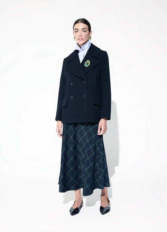 LOLA CASADEMUNT NAVY JACKET LF2601004 226