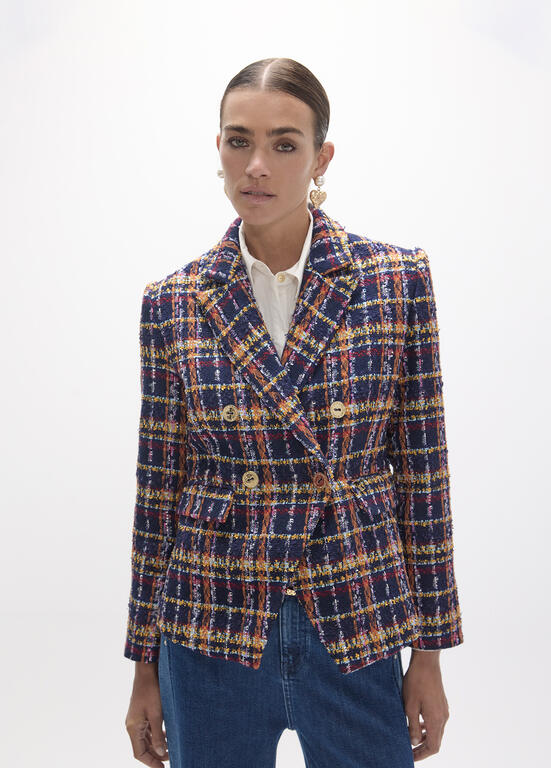 LOLA CASADEMUNT BLUE BLAZER LF2602003 226