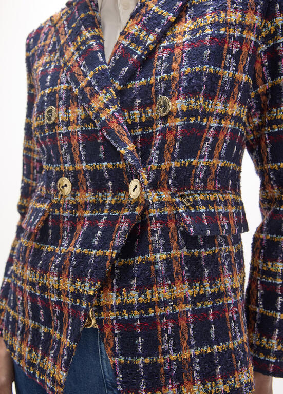 LOLA CASADEMUNT BLUE BLAZER LF2602003 226