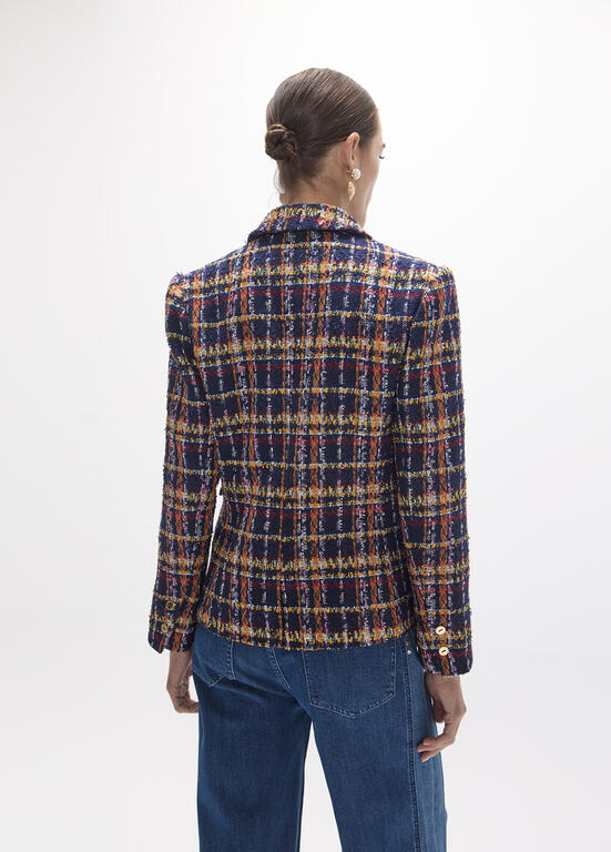 LOLA CASADEMUNT BLUE BLAZER LF2602003 226